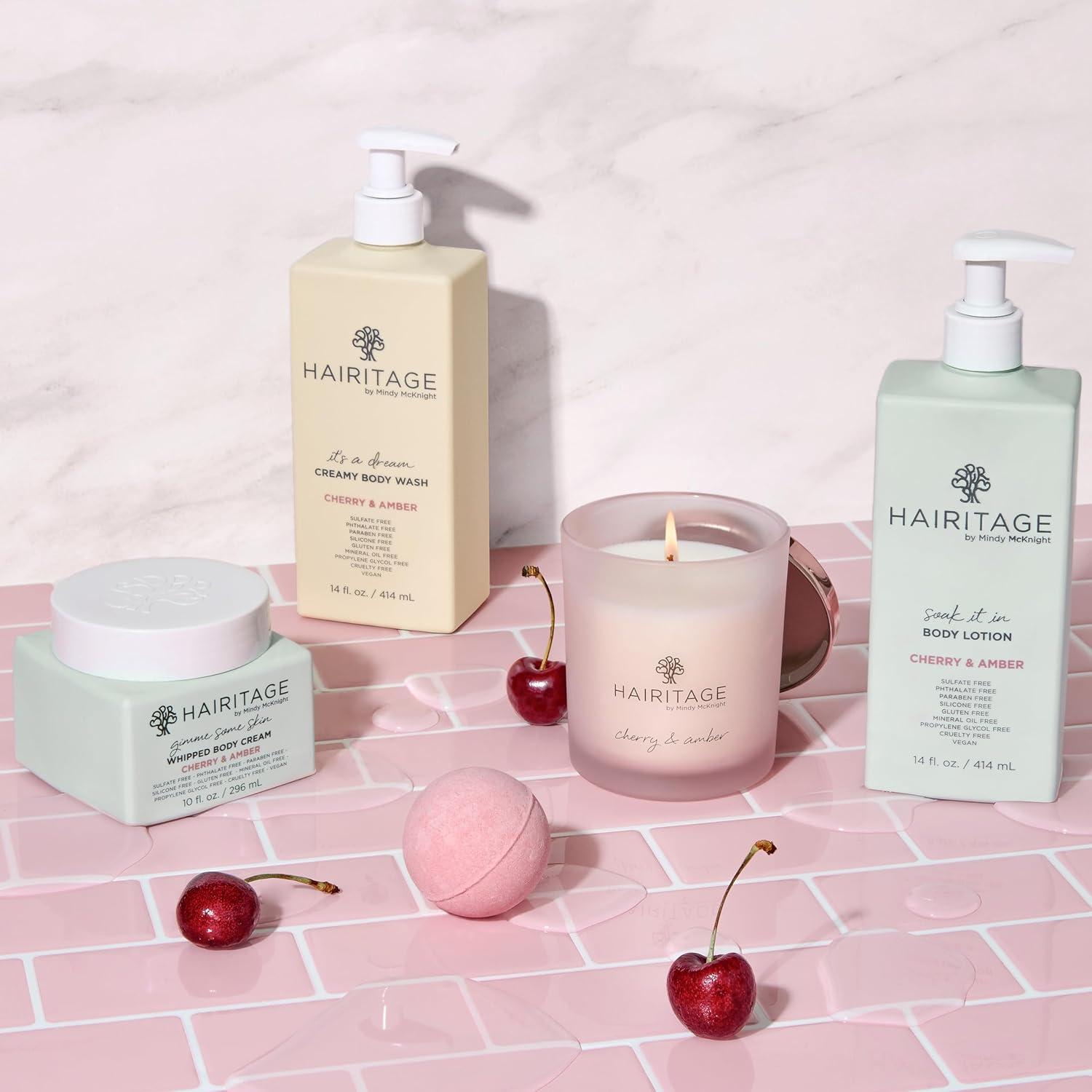 Crema Limpiadora Corporal Hairitage 414 ml - Cereza y Ámbar