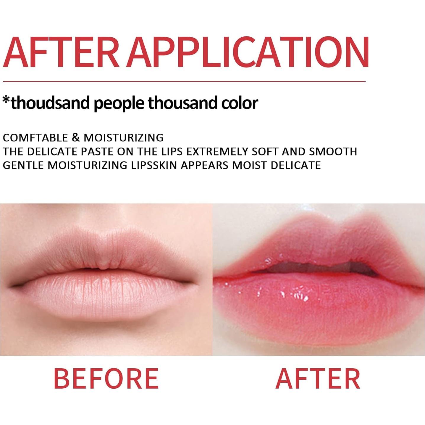 Bálsamo Labial Cambiante de Color Yeweian Rojo Cereza 31g