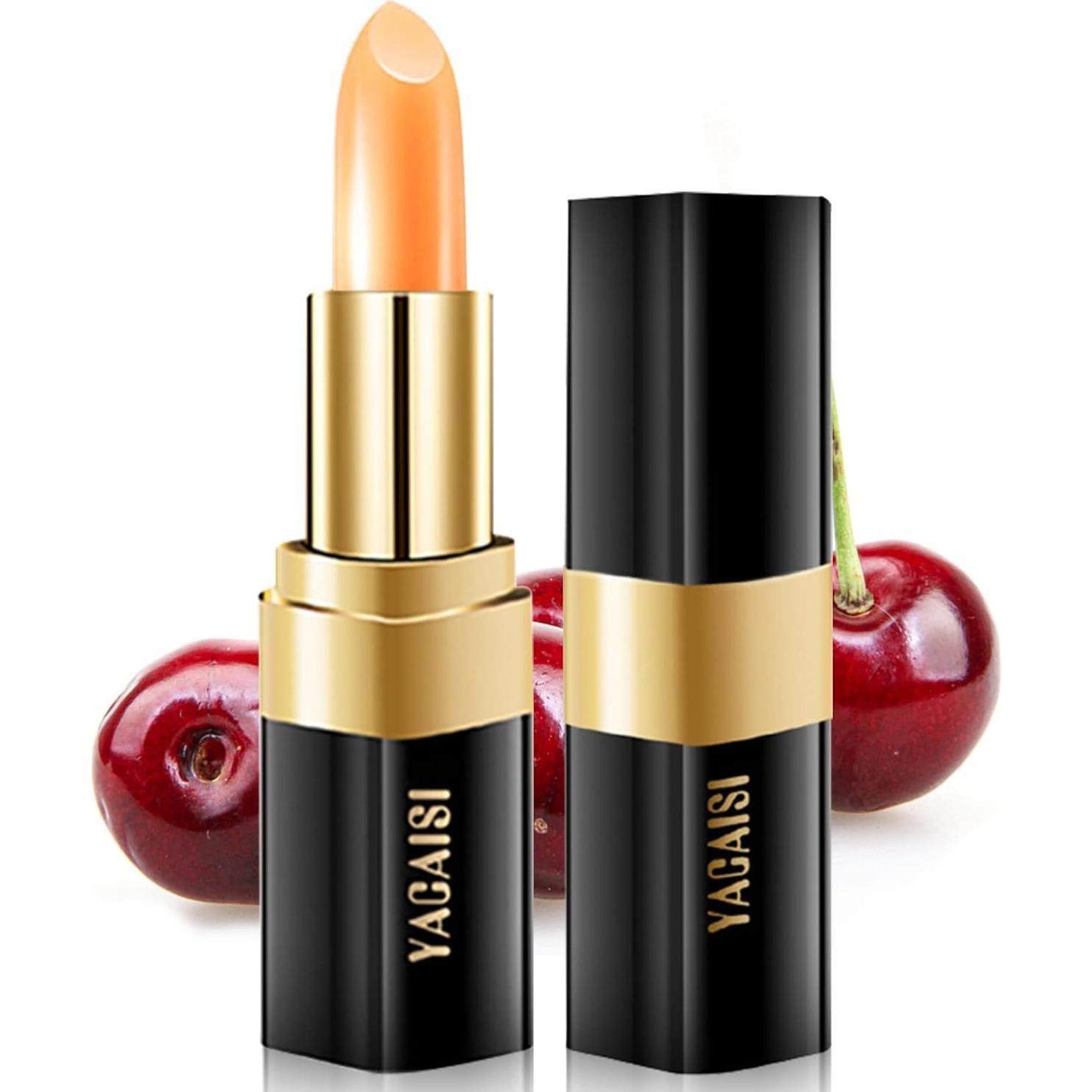 Bálsamo Labial Cambiante de Color Yeweian Rojo Cereza 31g