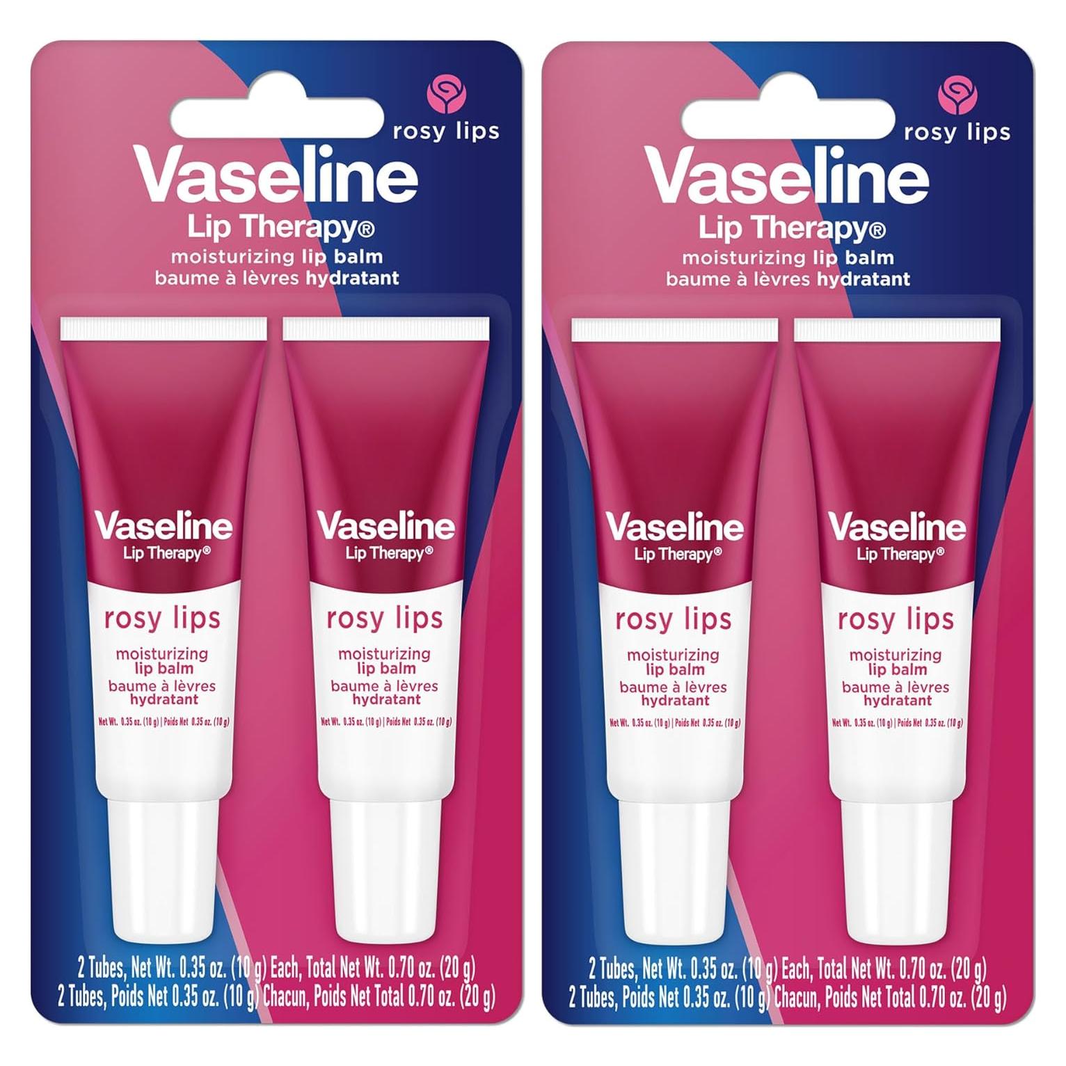Bálsamo Labial Hidratante Vaseline Lip Therapy 2-Pack