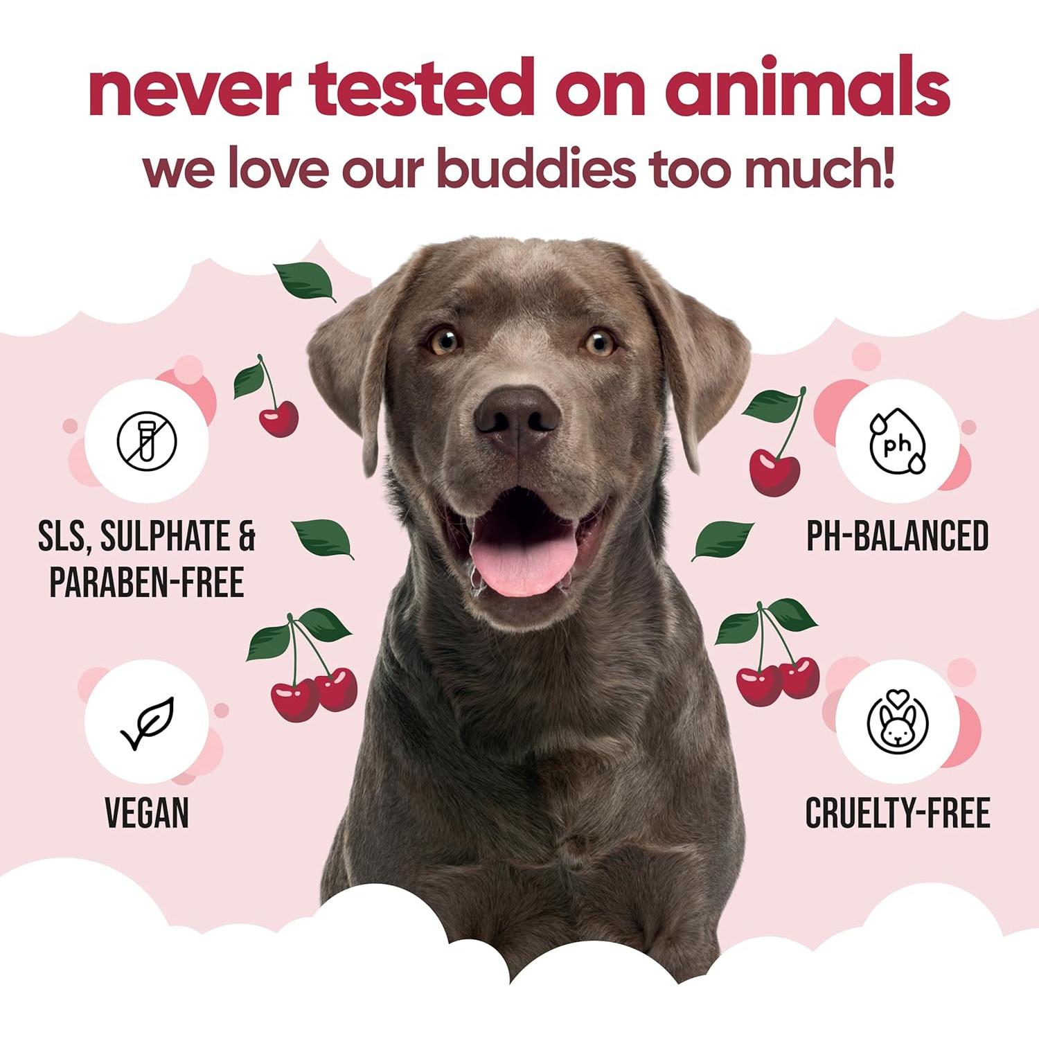 Champú para Perros Buddycare Cereza Negra 478ml - Piel Sensible