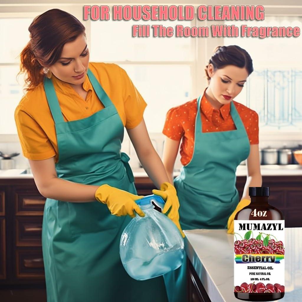 Aceite Esencial de Cereza MUMAZYL 120ml para Difusor y Jabón