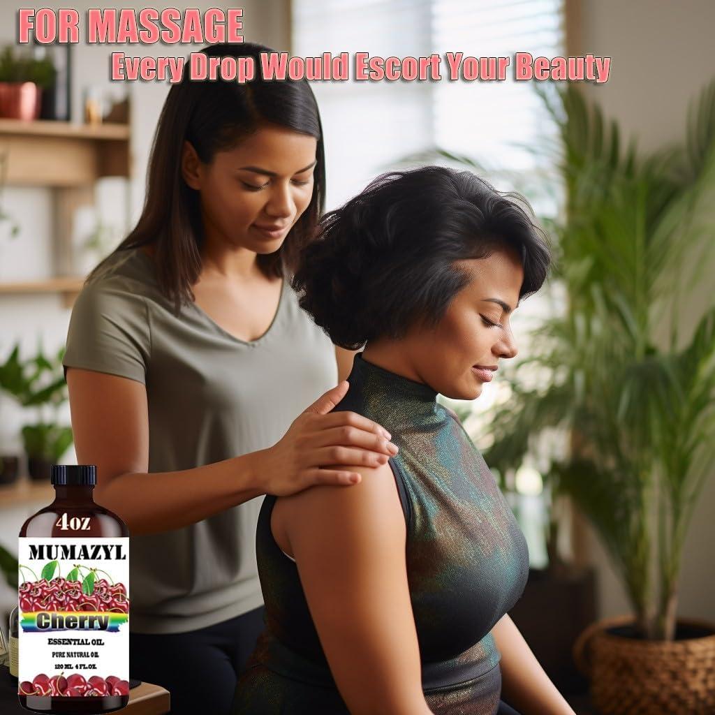 Aceite Esencial de Cereza MUMAZYL 120ml para Difusor y Jabón