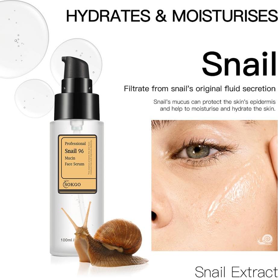 Suero de Mucina de Caracol Sokgo 150g - Hidratación y Rejuvenecimiento