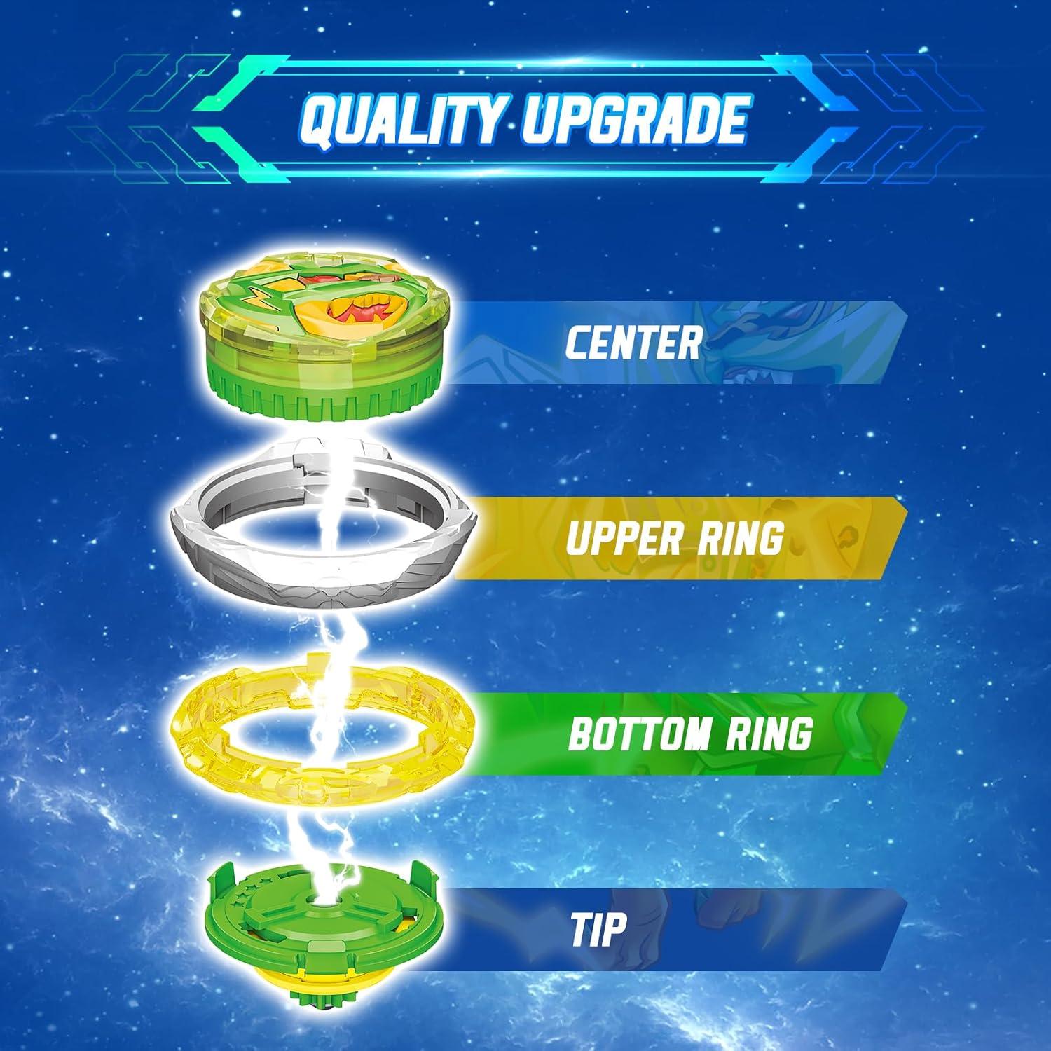 Juguete de Batalla INFINITY NADO Peonza Leopardo Relámpago