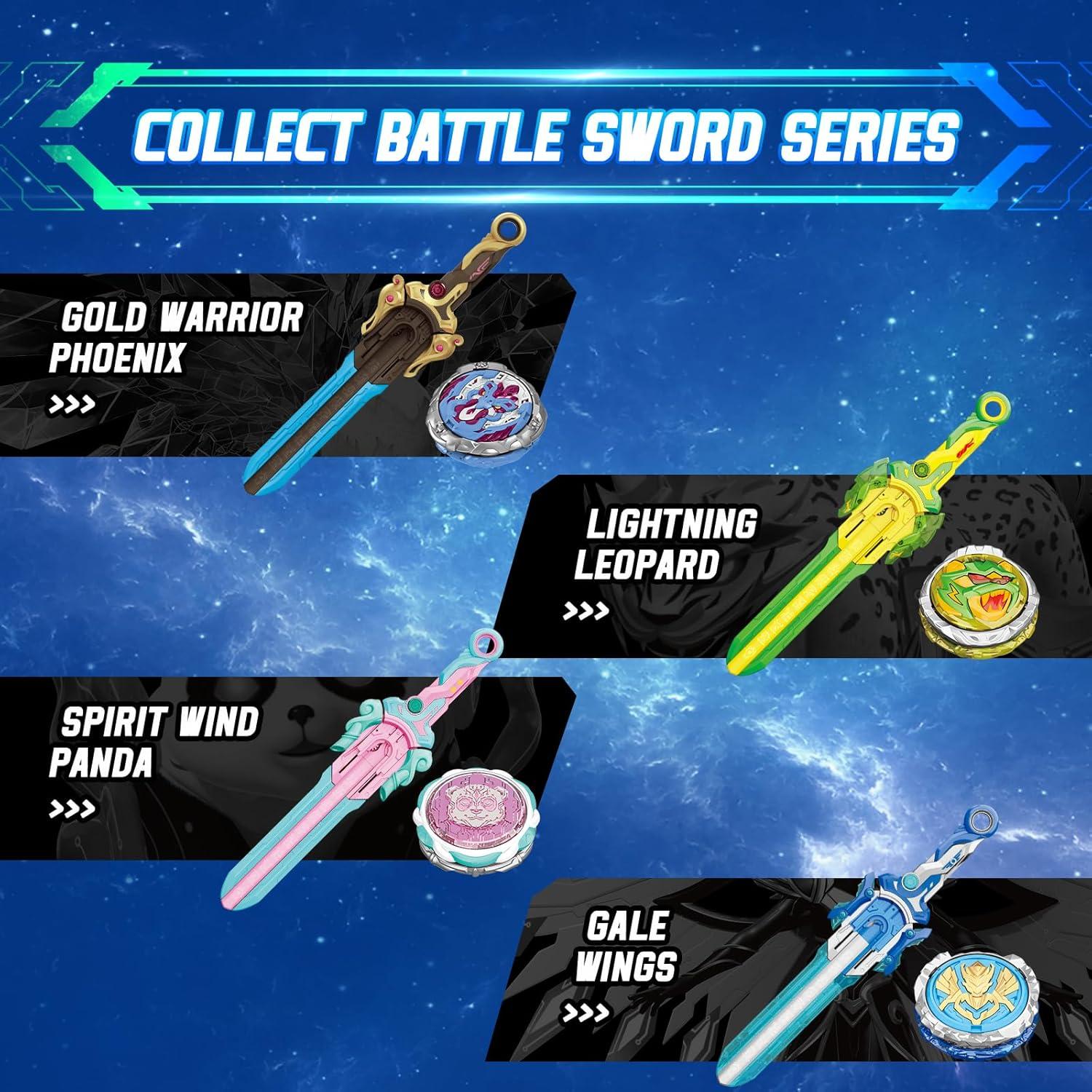 Juguete de Batalla INFINITY NADO Peonza Leopardo Relámpago