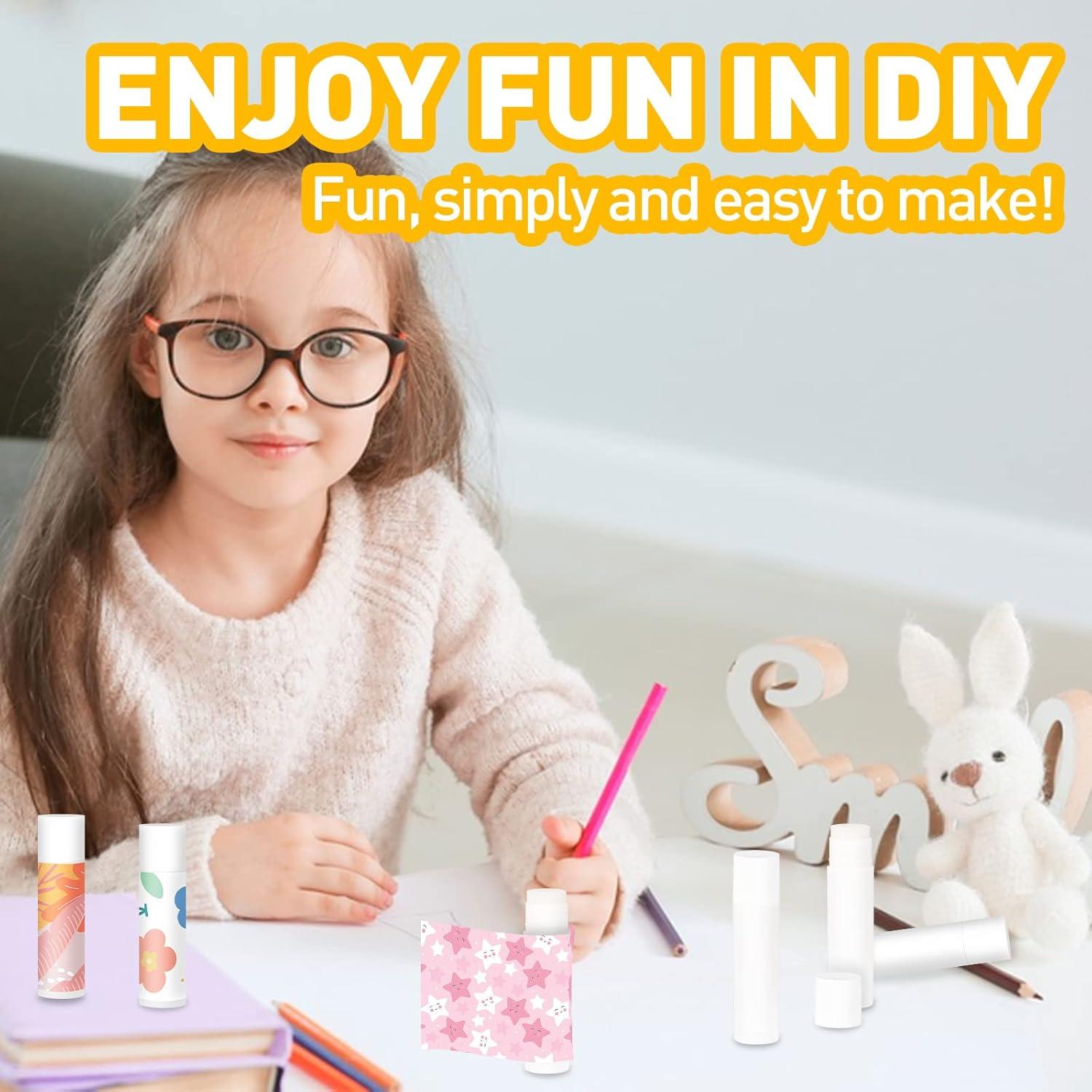 Bálsamo Labial Natural DMSKY 50 Unidades 5 Sabores Hidratante