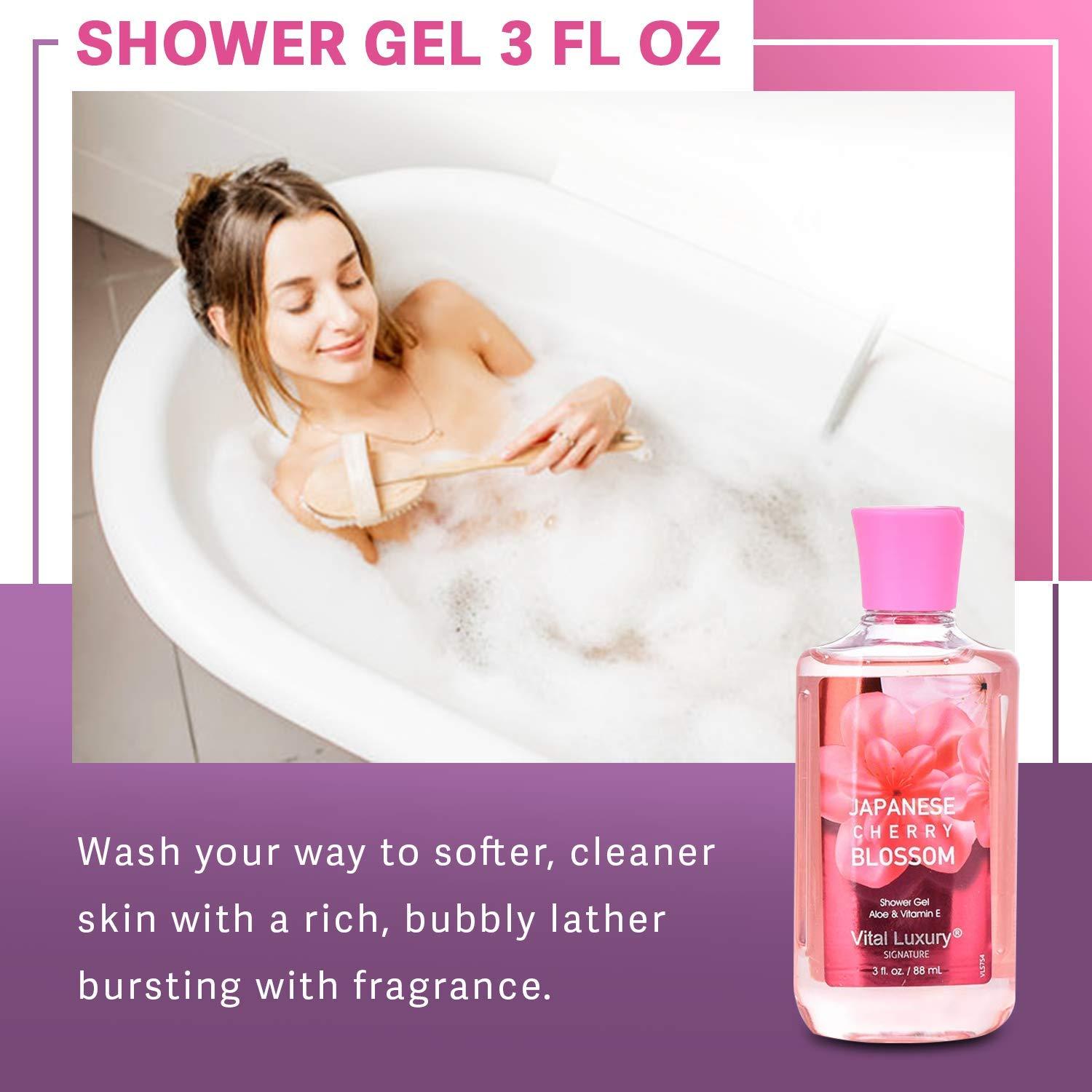 Set de Cuidado Personal Vital Luxury - Gel de Ducha, Loción y Bruma 340g