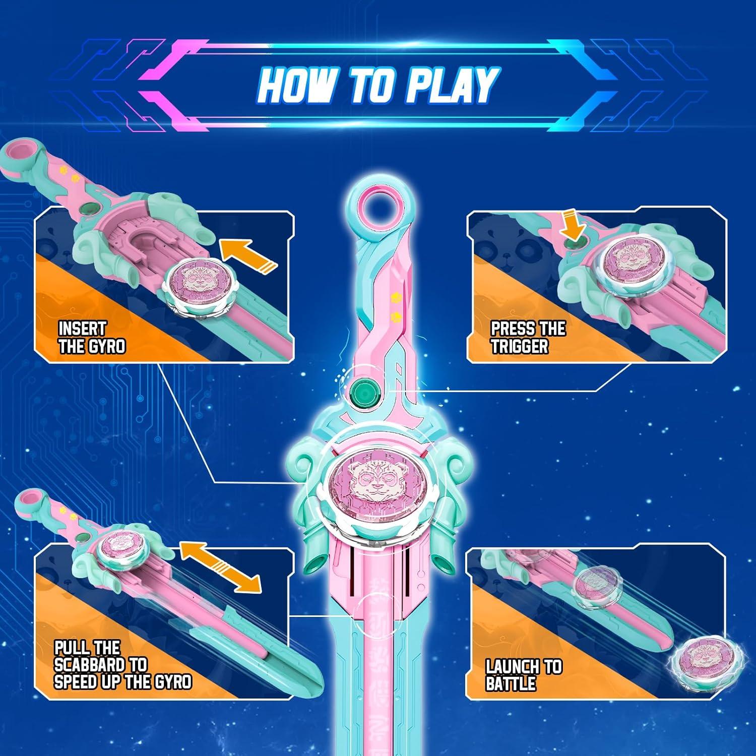 Juguete de Batalla INFINITY NADO Peonza Panda 39 cm