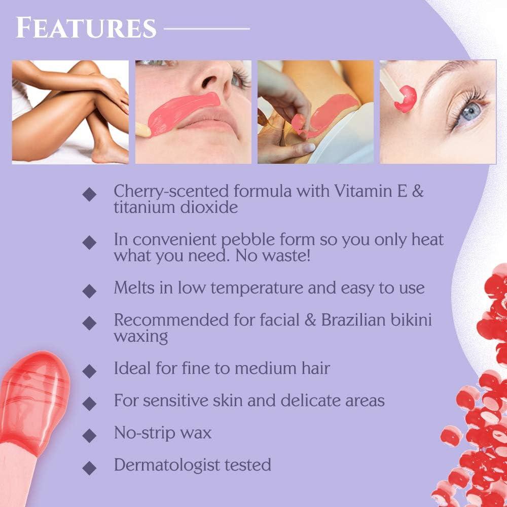 Cera Pebble Satin Smooth Cereza Silvestre 992g - Sin Tiras