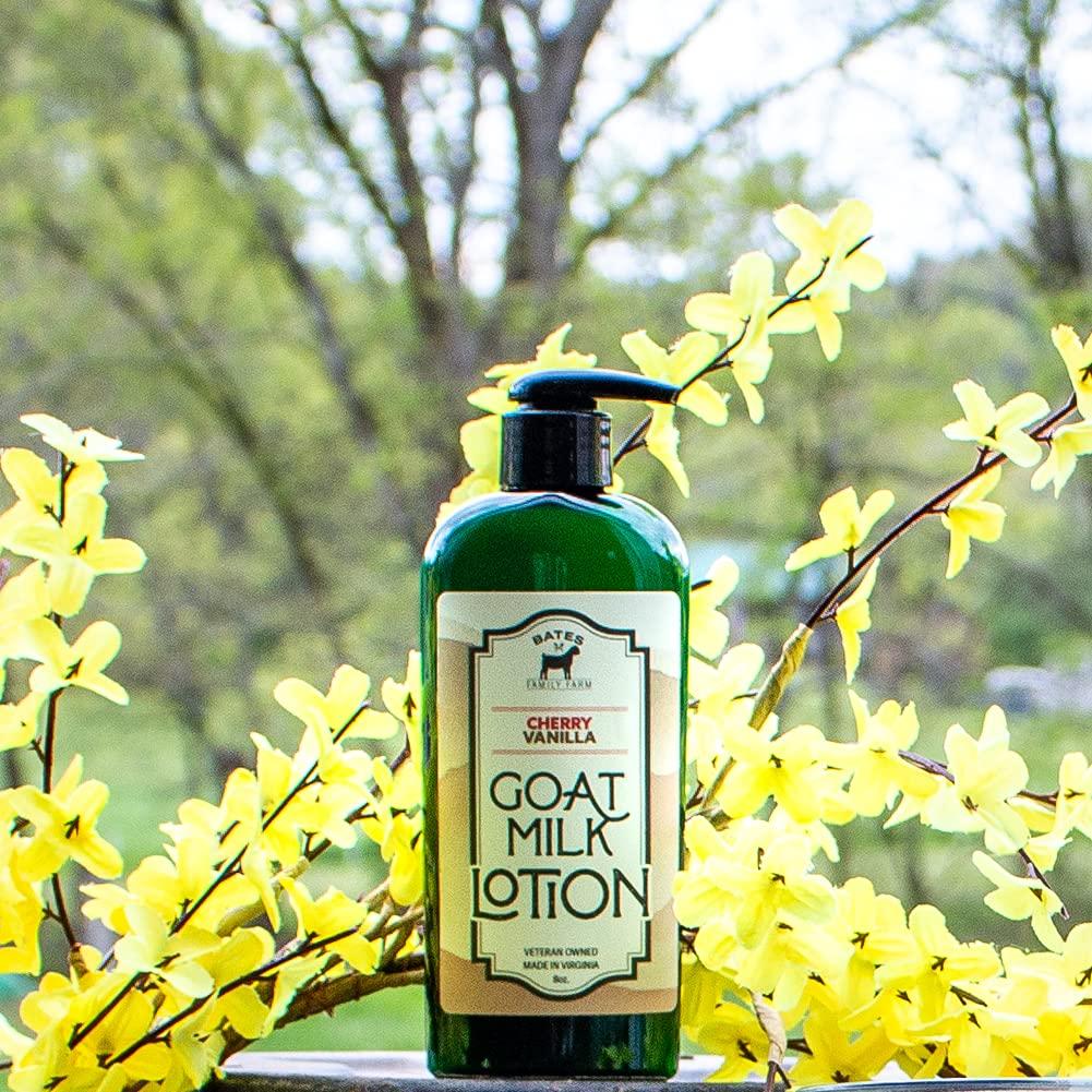 Loción Hidratante de Leche de Cabra Bates 240 ml Vainilla de Cereza