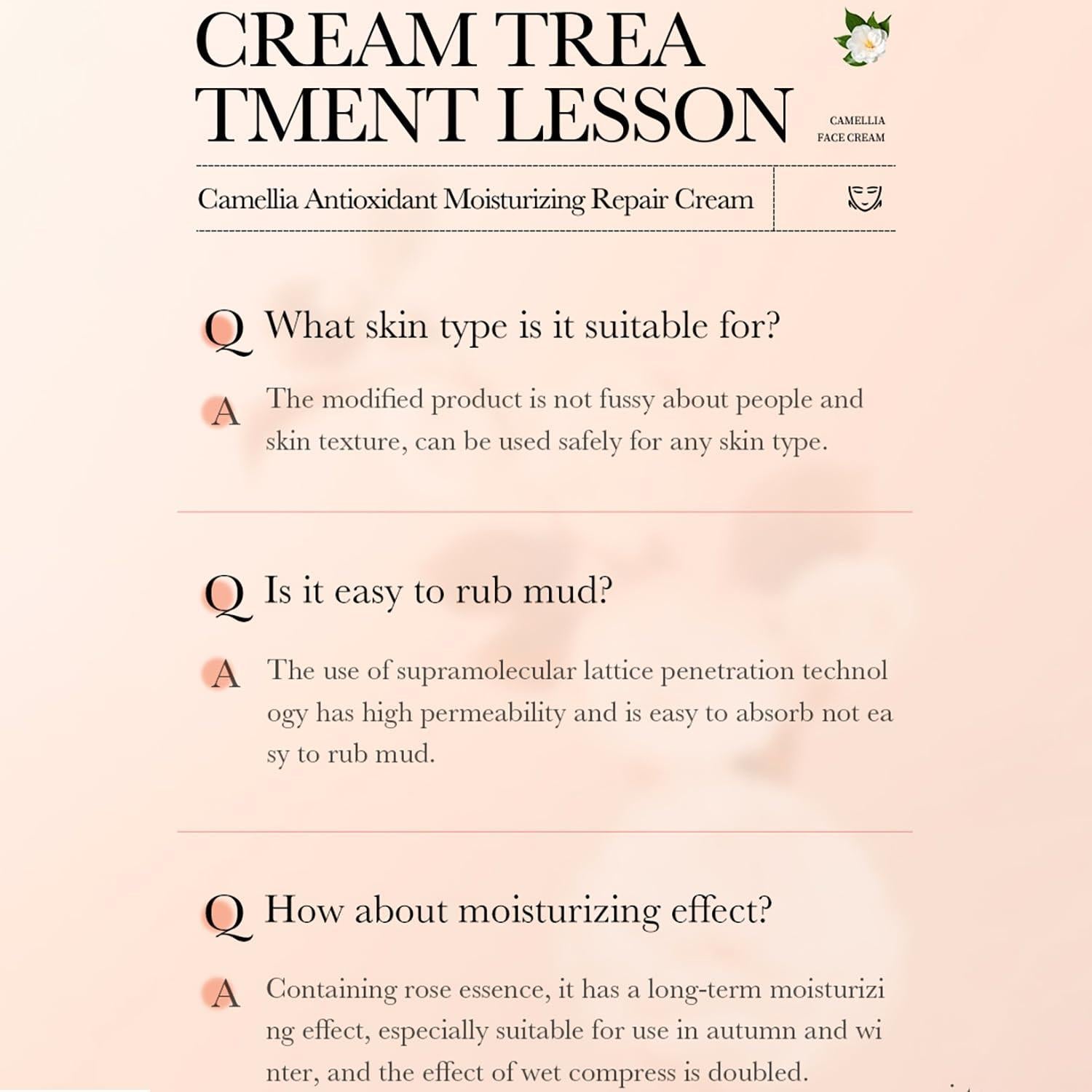 Crema Hidratante Facial Bioaqua Camelia 50g - Anti-Oxidante