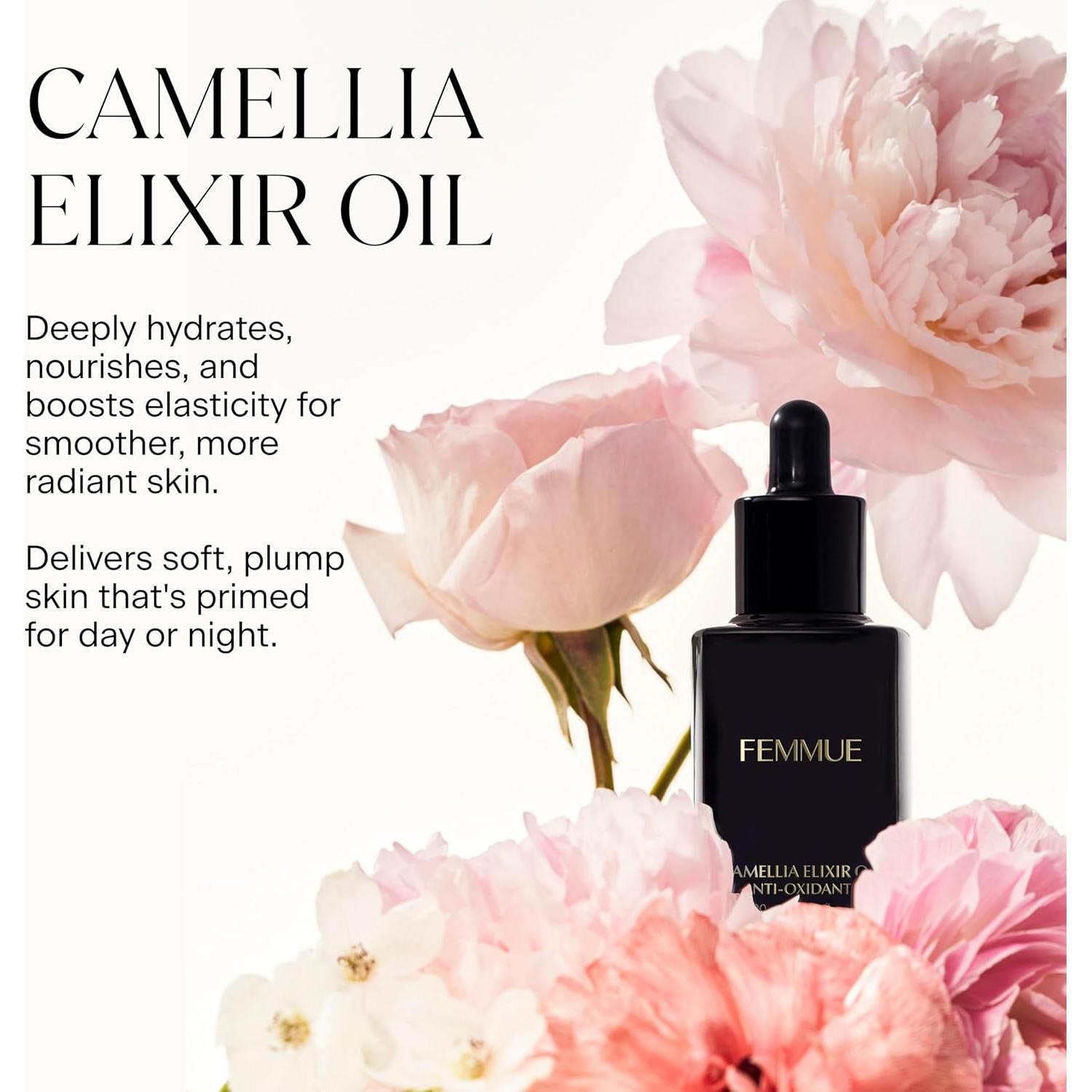 Aceite Facial Elixir de Camelia FEMMUE 150ml Hidratante Antienvejecimiento