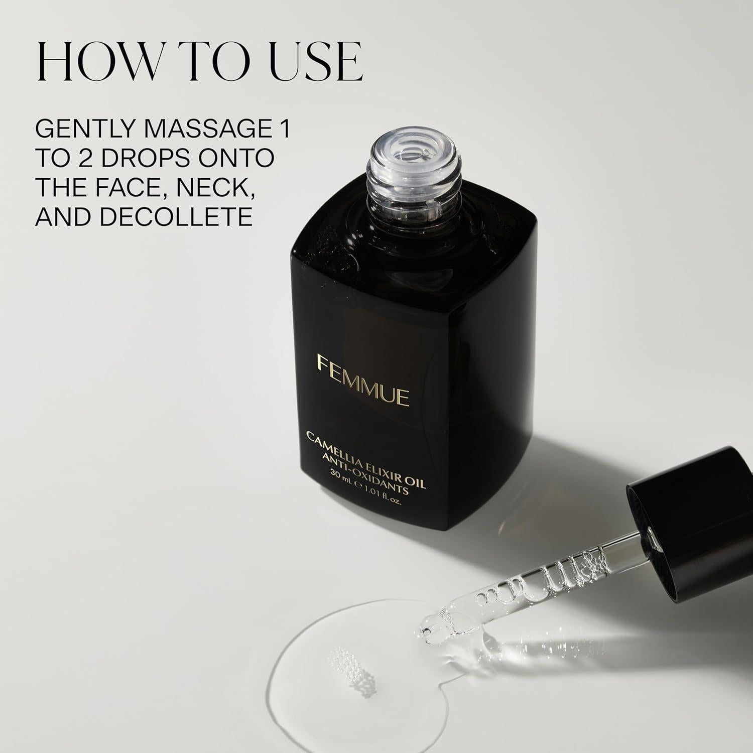 Aceite Facial Elixir de Camelia FEMMUE 150ml Hidratante Antienvejecimiento