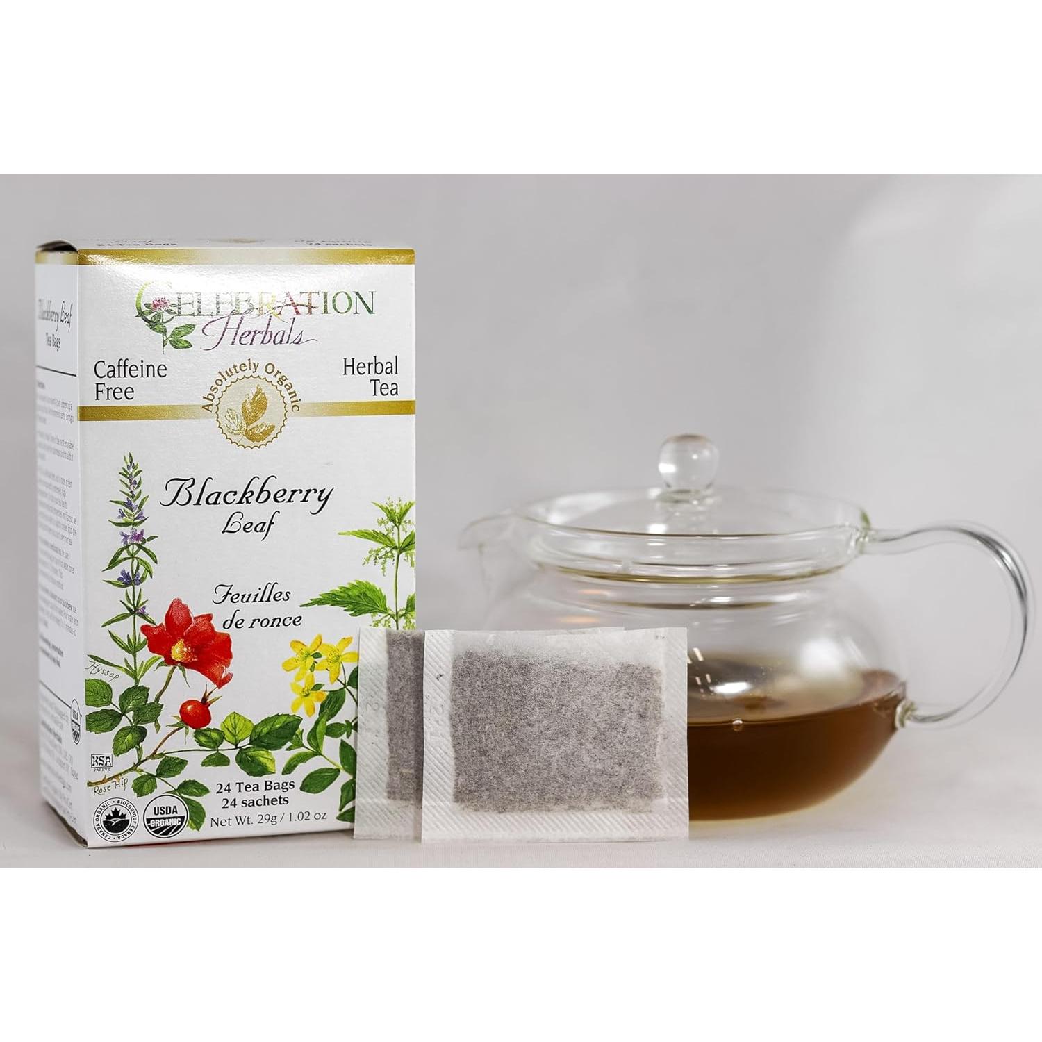 Hoja de Mora Orgánica Celebración Herbals 24 Bolsas 29g