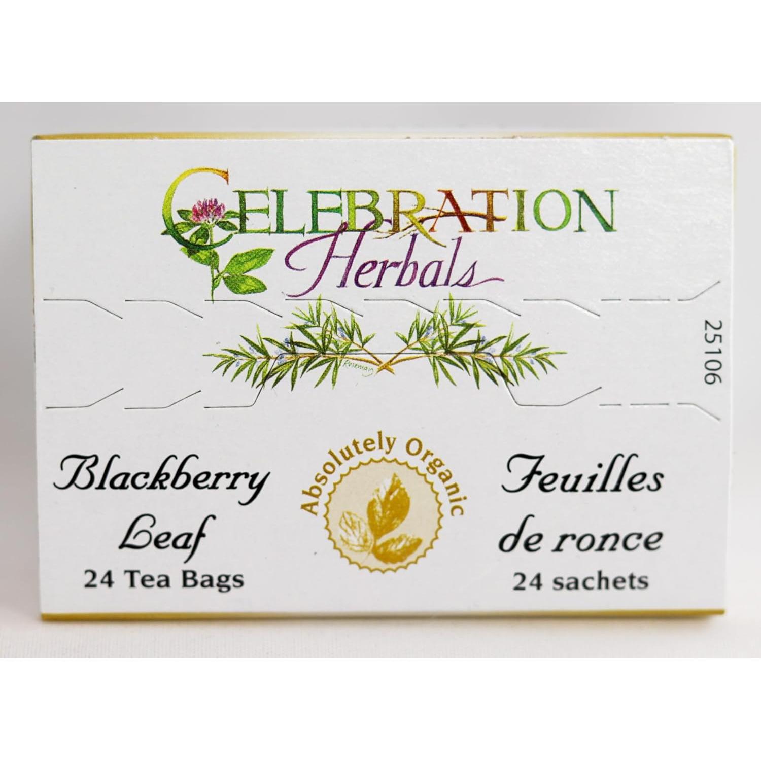 Hoja de Mora Orgánica Celebración Herbals 24 Bolsas 29g
