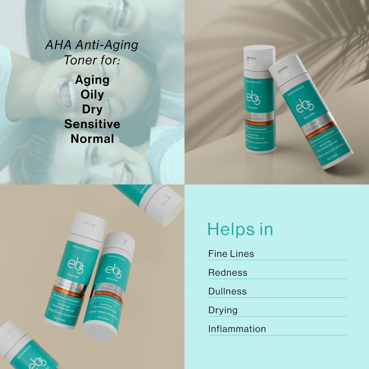 Tónico Facial Anti-Envejecimiento eb5 177 ml Libre de Alcohol