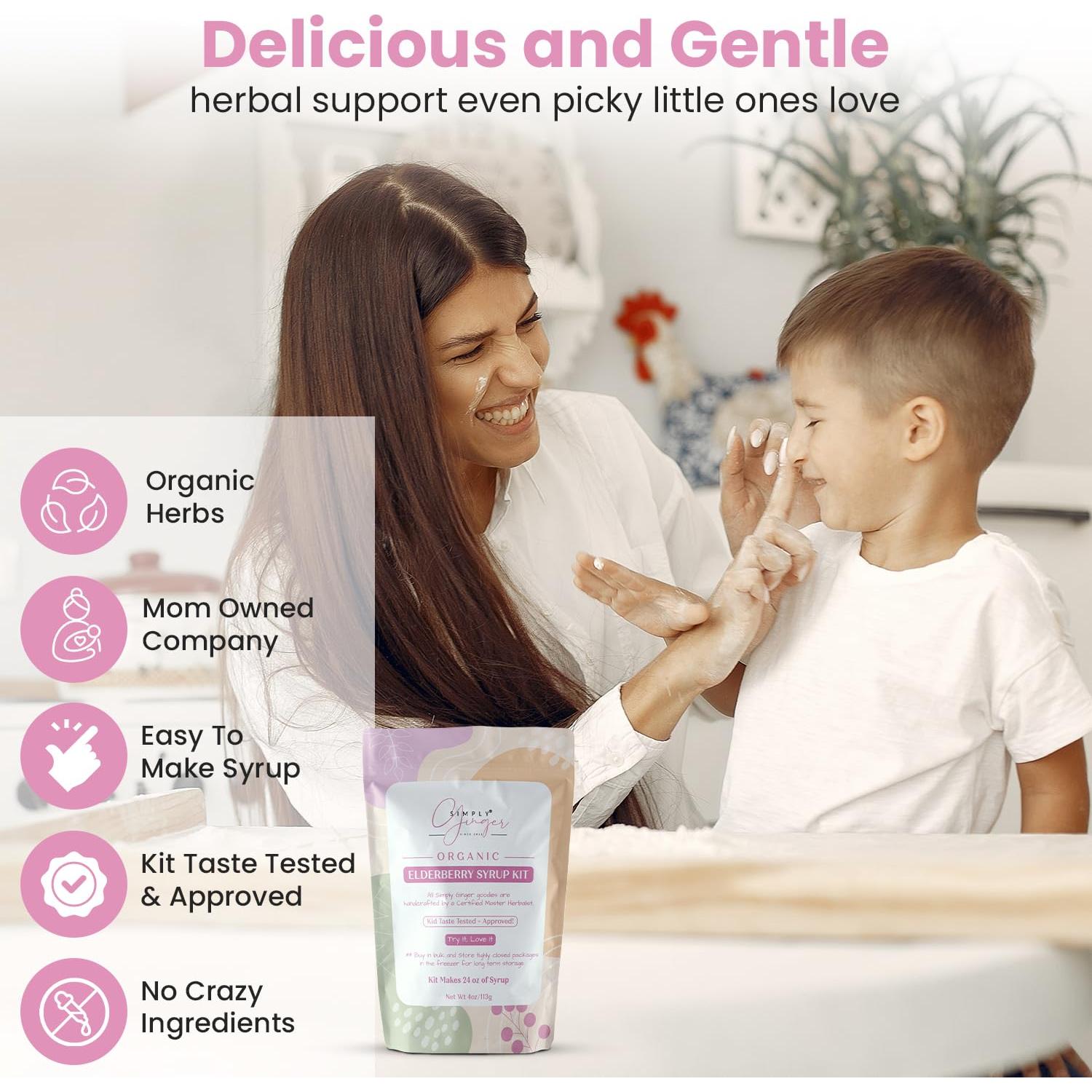 Kit Orgánico de Jarabe de Sábila Simply Ginger 680 ml