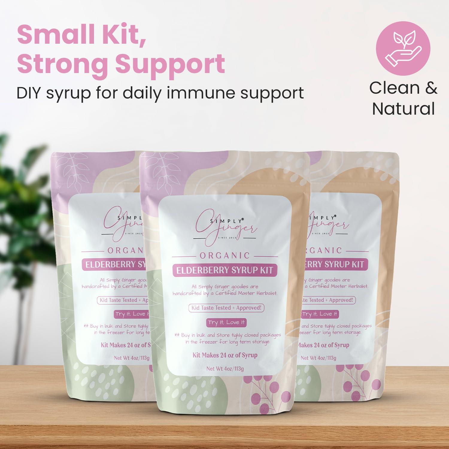 Kit Orgánico de Jarabe de Sábila Simply Ginger 680 ml