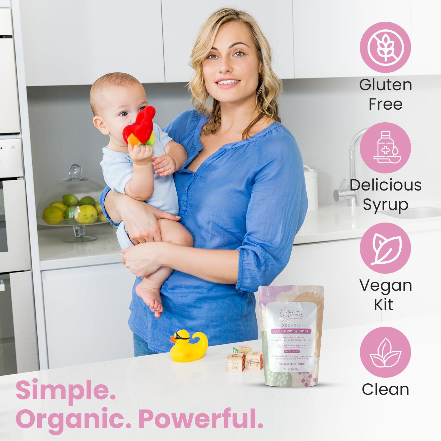 Kit Orgánico de Jarabe de Sábila Simply Ginger 680 ml