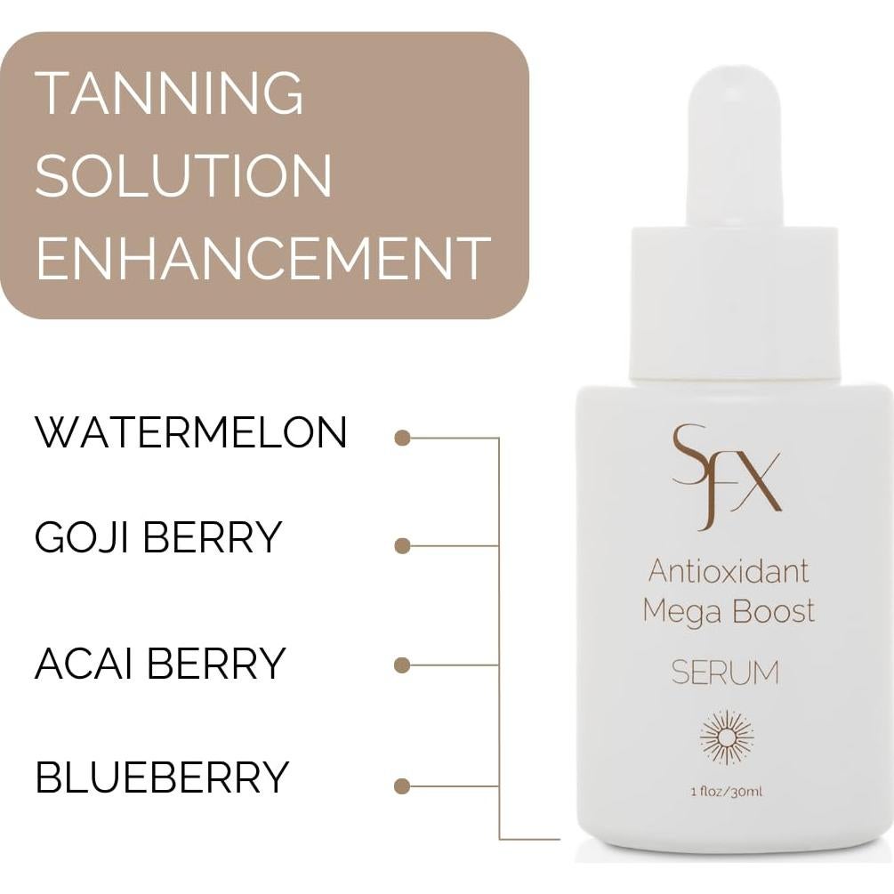 Aditivo Bronceado Sin Sol SunFX 30ml - Antioxidantes Sandía, Goji, Acai