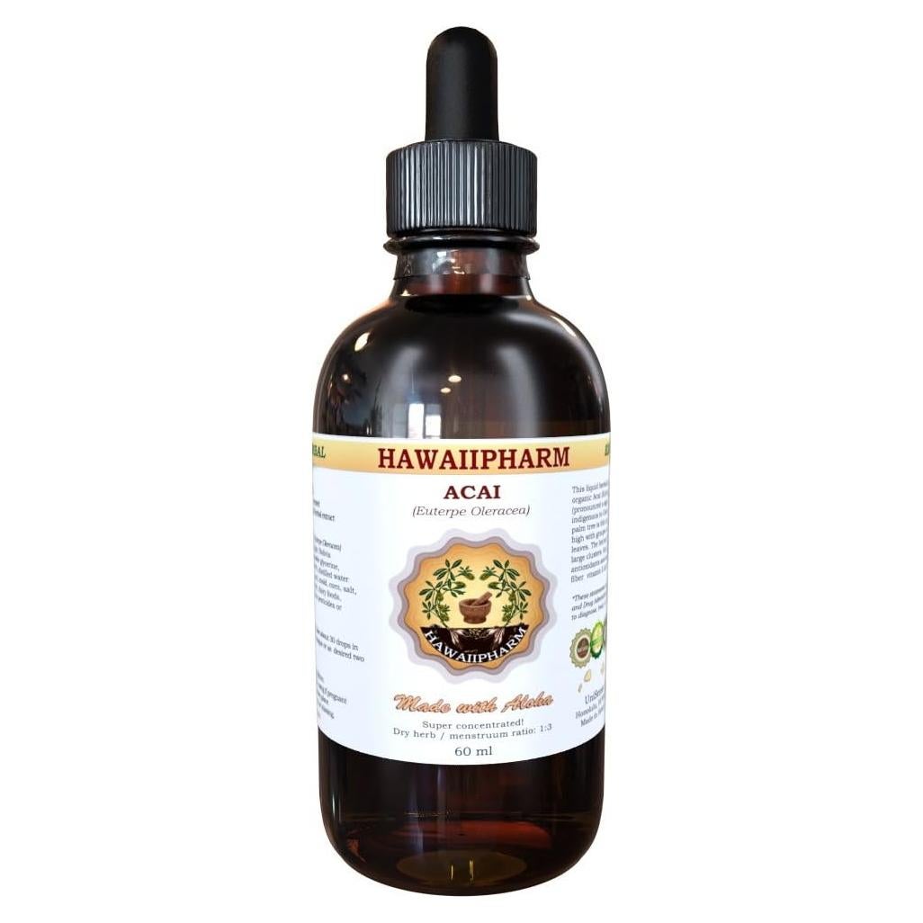 Extracto Líquido de Acai Orgánico HawaiiPharm 60 ml