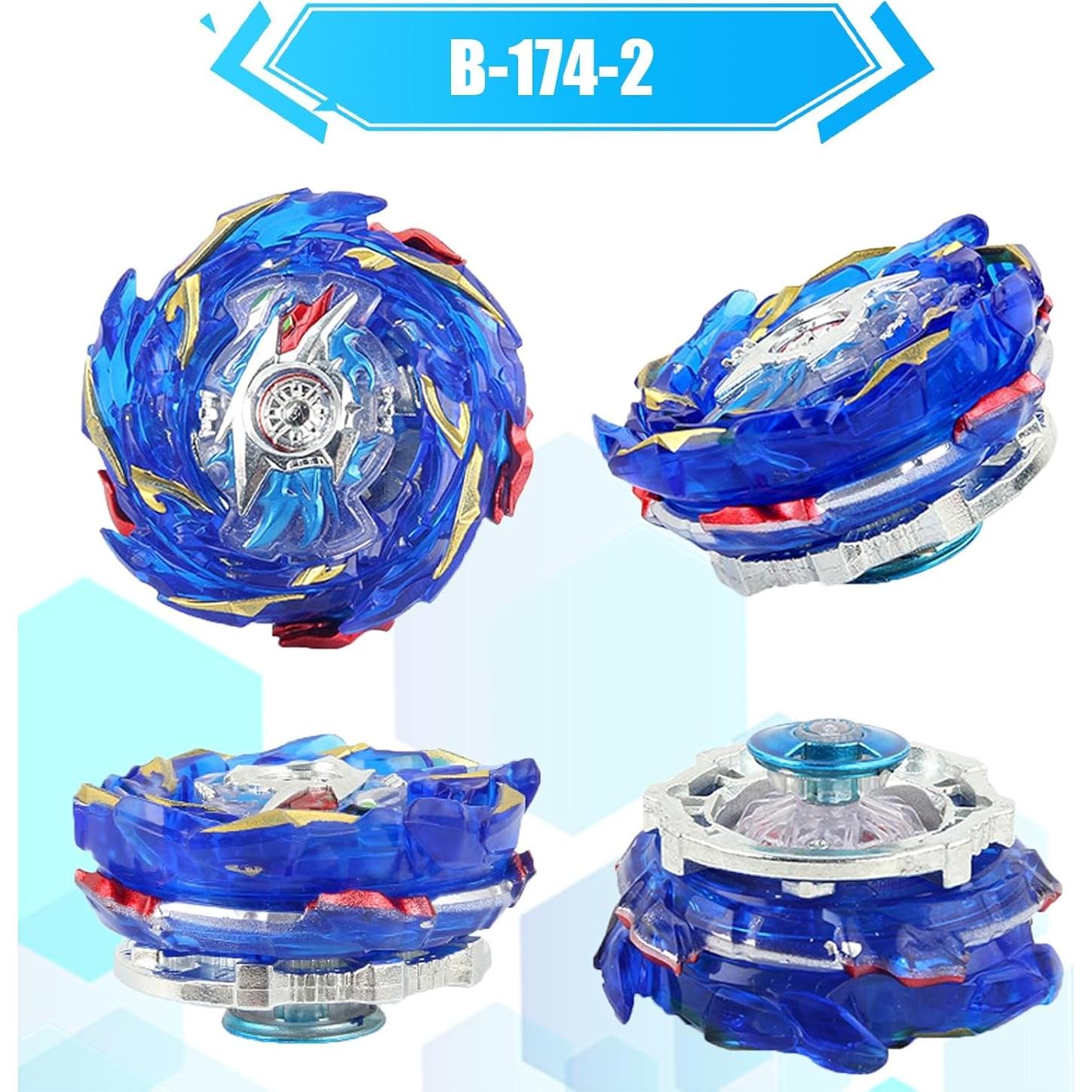 Conjunto Cuchillas Turbo Gyro Burst Wotean 4D con Lanzador