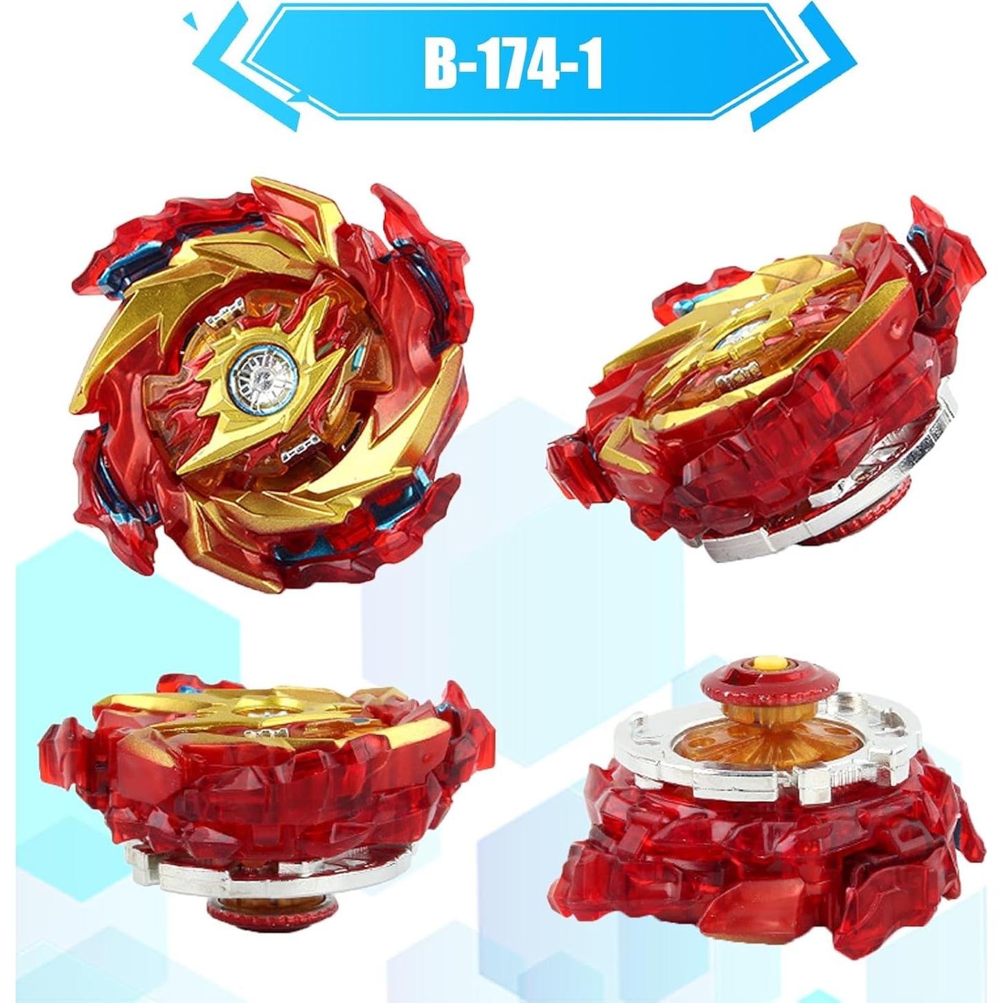 Conjunto Cuchillas Turbo Gyro Burst Wotean 4D con Lanzador