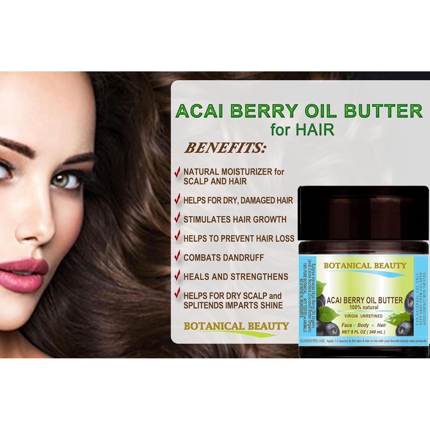 Mantequilla de Aceite de Baya de Acai 100% Natural 480 ml