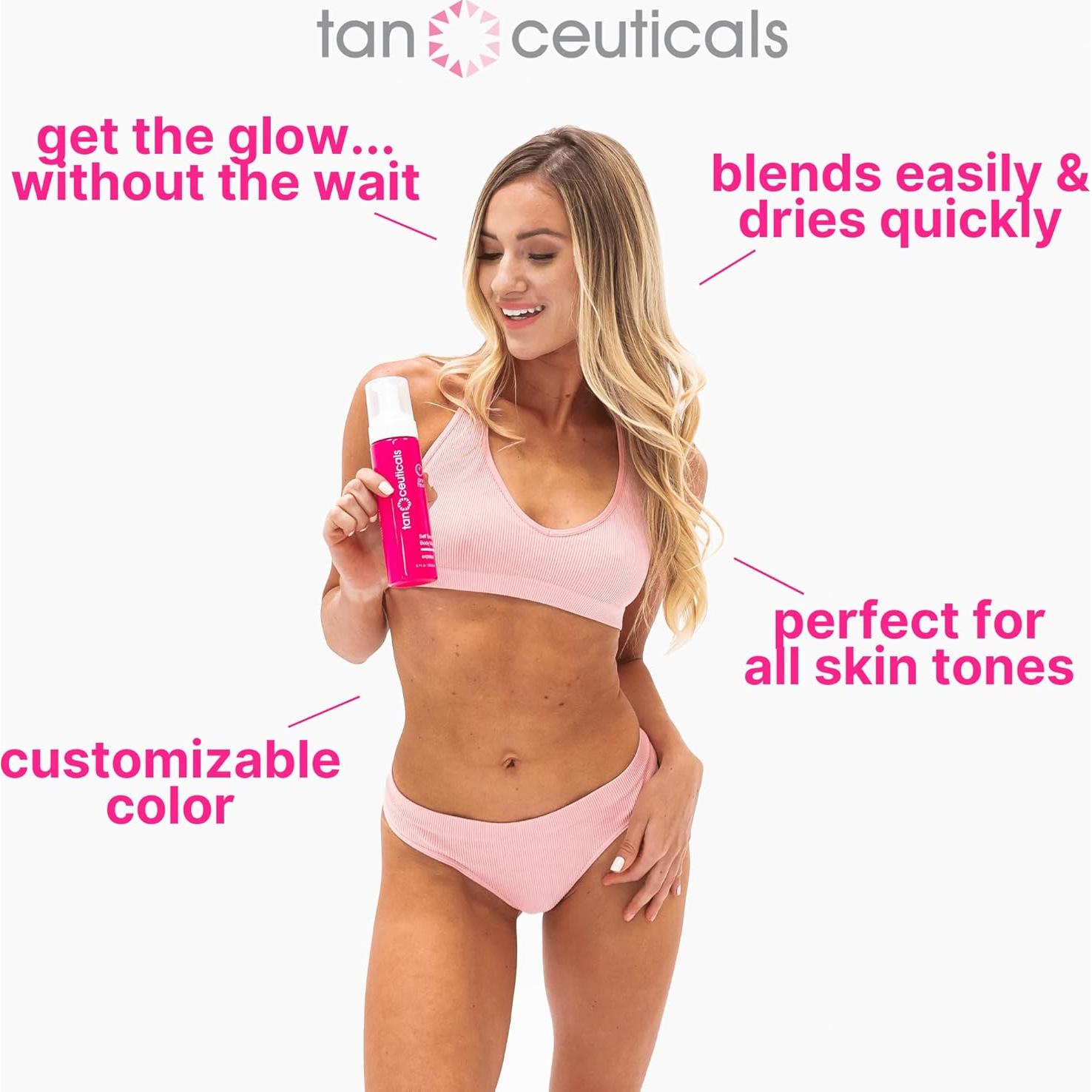 Mousse Autobronceador Tanceuticals 189g - Acción Rápida 1-4h