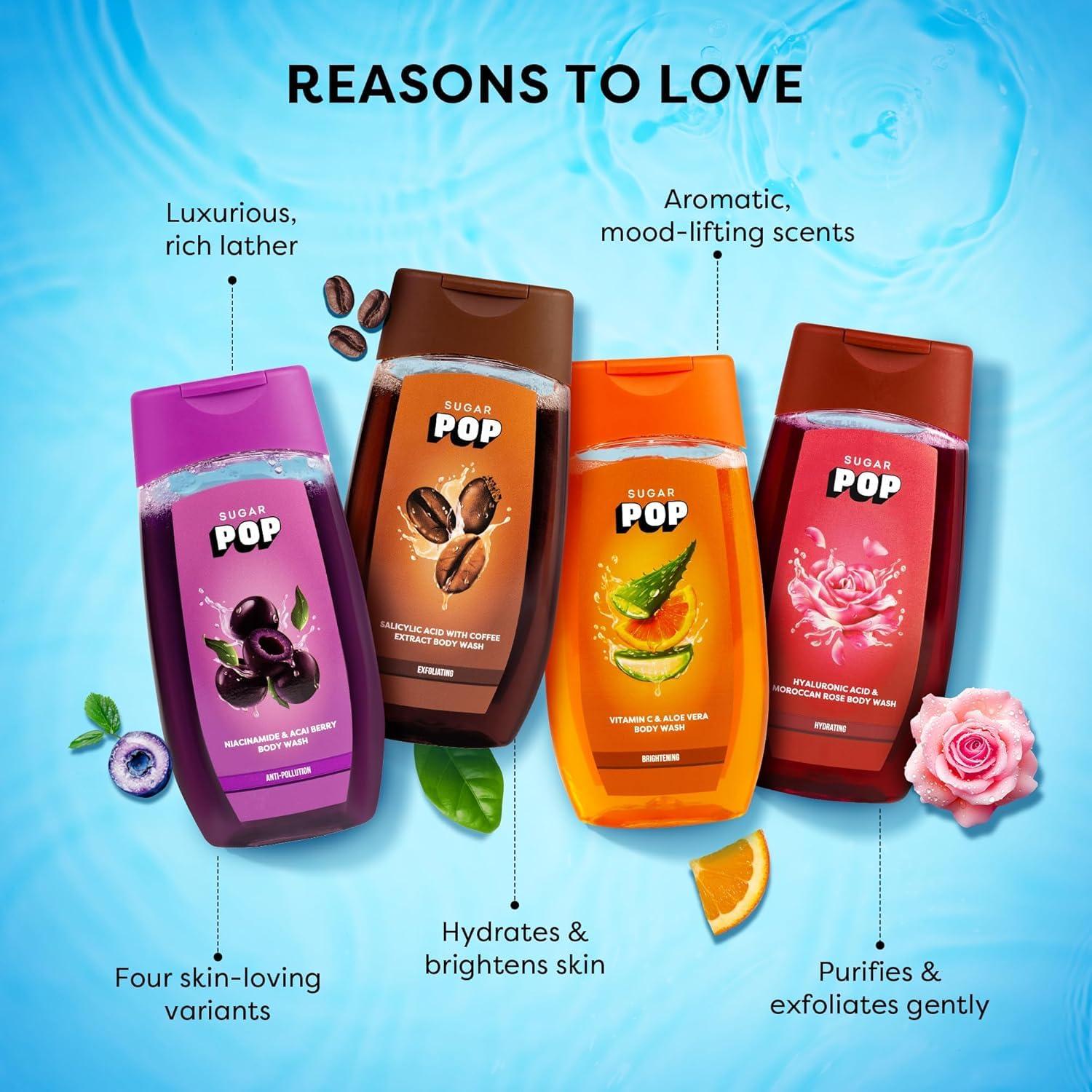 Lavado Corporal Exfoliante Niacinamida y Baya de Acai 250ml