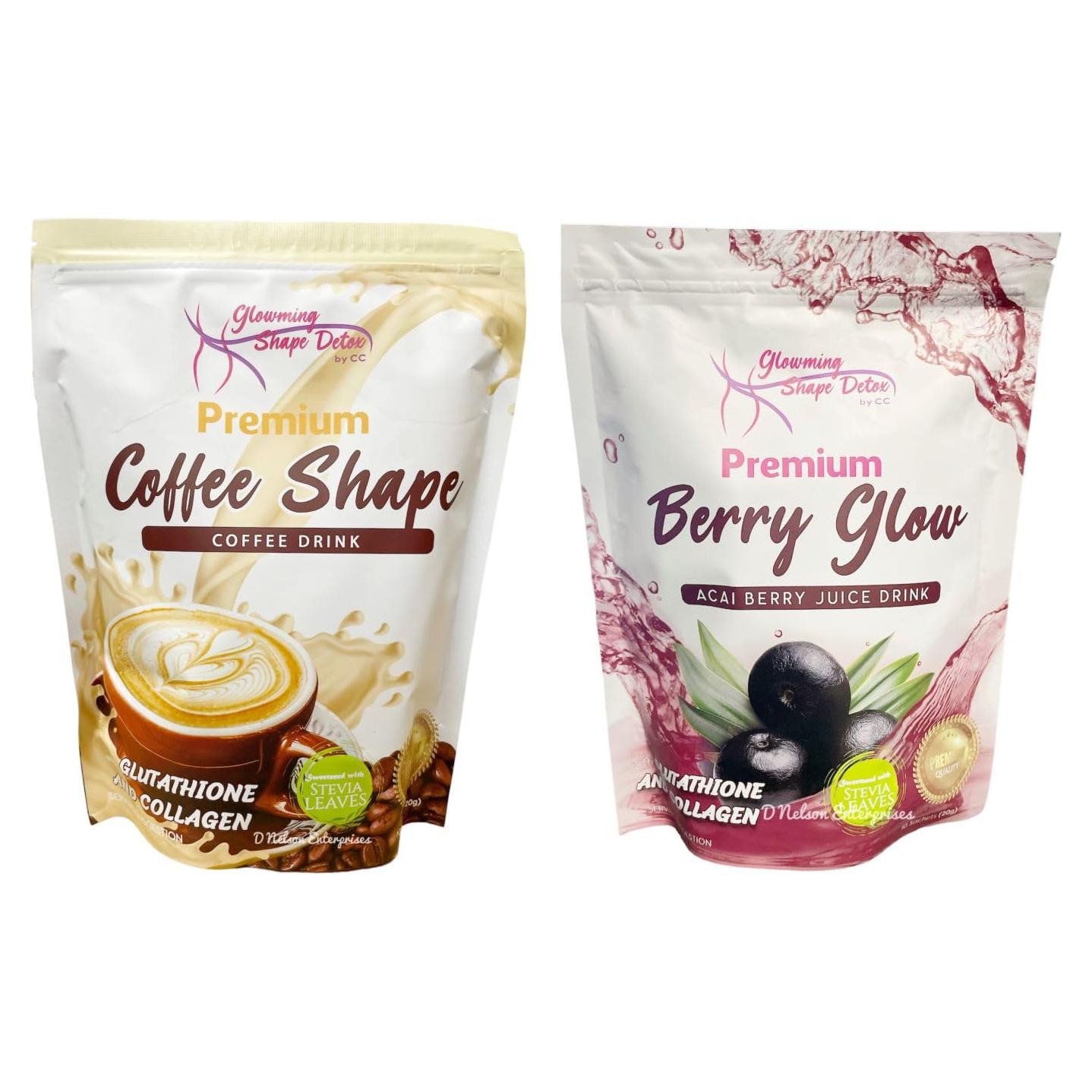 Bebidas Cris Cosmetics Café Shape y Berry Glow 400g