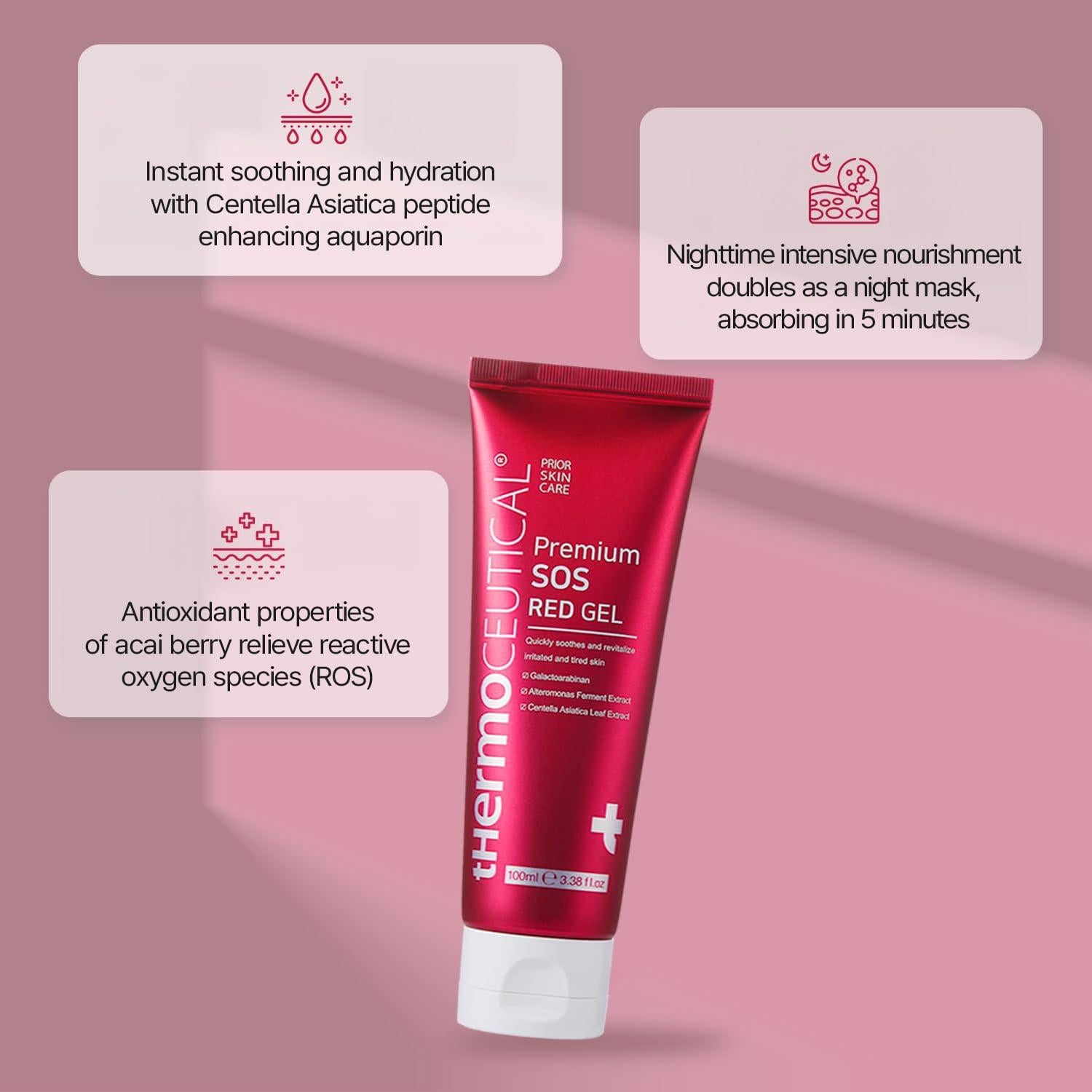 Gel Calmante e Hidratante SOS Rojo Medwell 100 ml - Alivio Piel Irritada