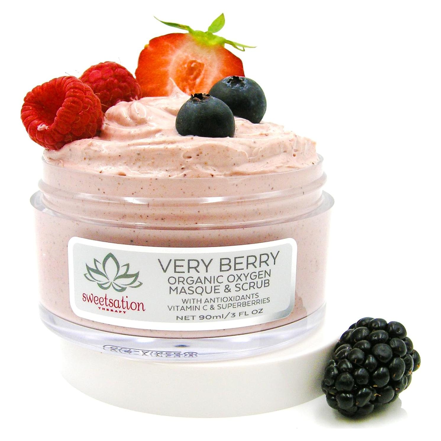 Máscara y Exfoliante de Oxígeno Very Berry Yunasence 85g