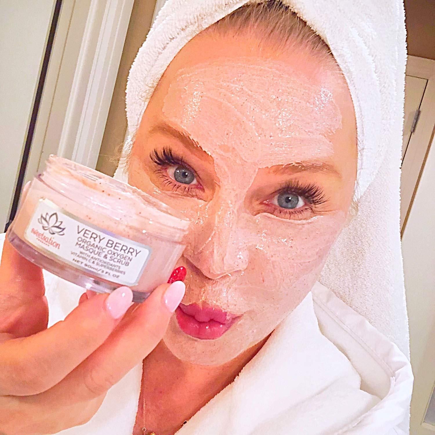 Máscara y Exfoliante de Oxígeno Very Berry Yunasence 85g