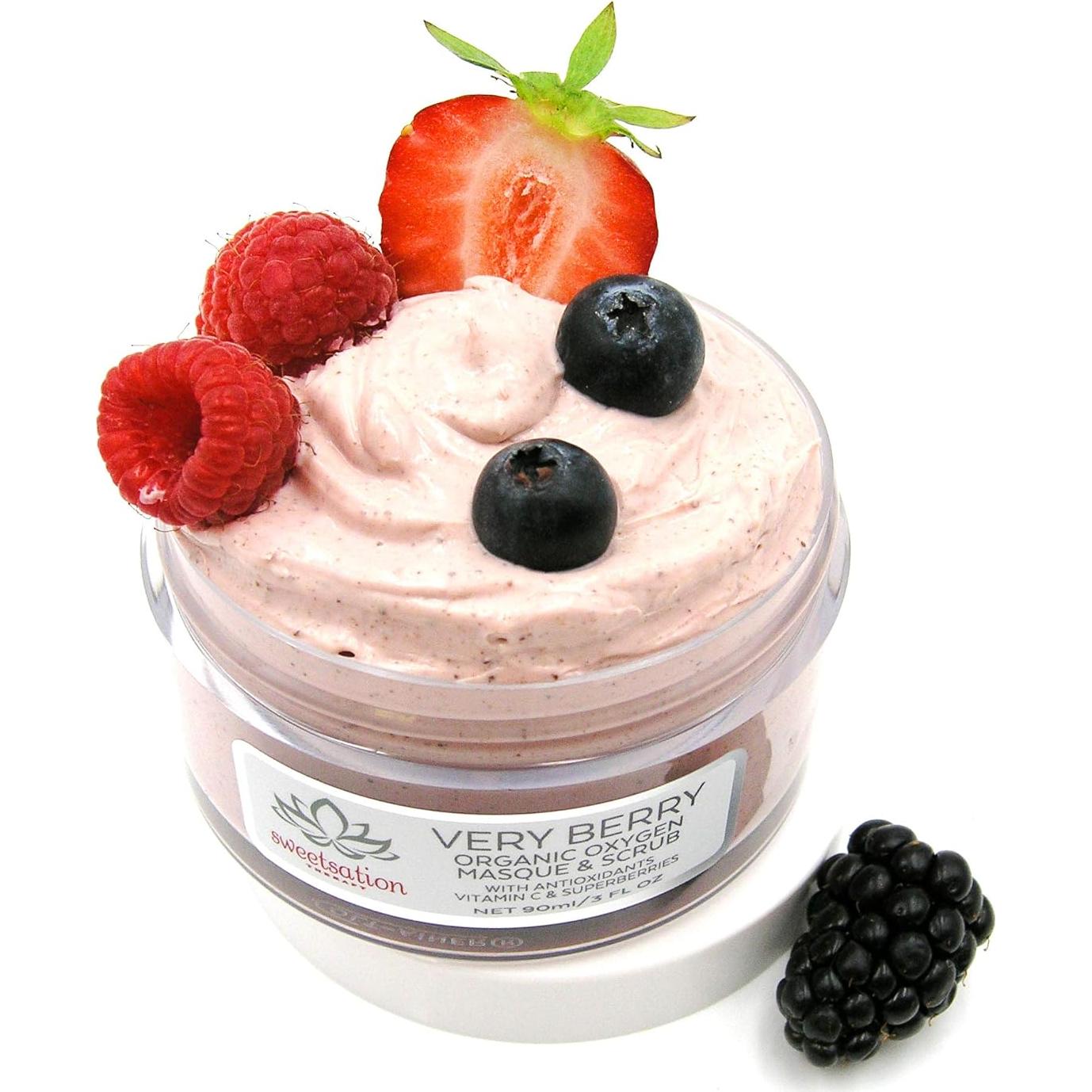 Máscara y Exfoliante de Oxígeno Very Berry Yunasence 85g