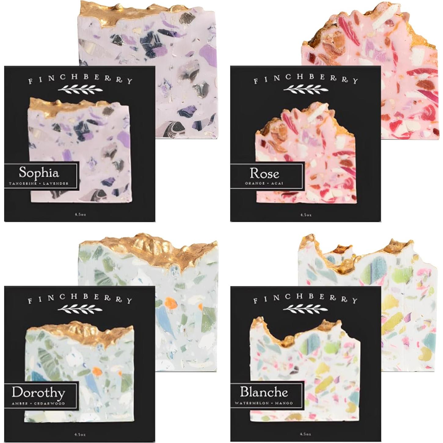 Set de Jabones Naturales FinchBerry - 4 Fragancias 127g