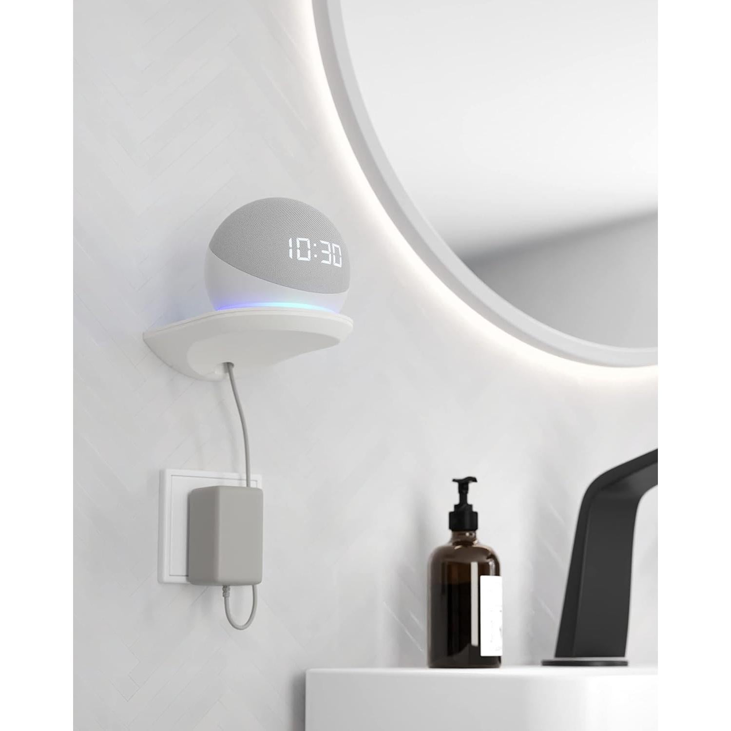 Soporte de pared para Echo Dot 4ta y 5ta generación - Negro