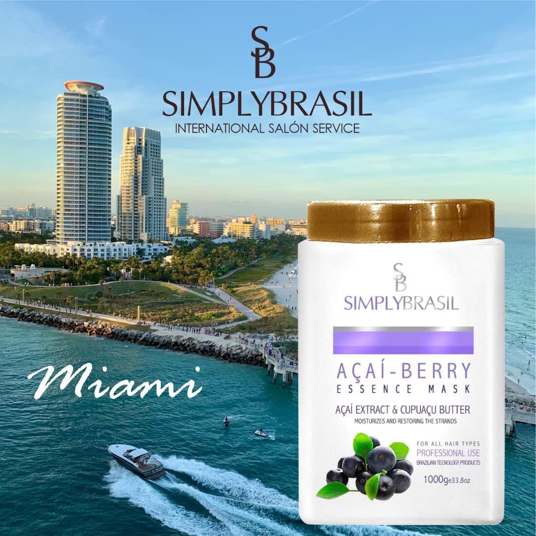 Máscara Capilar Simply Brasil Esencia de Açaí-Berry 1000g
