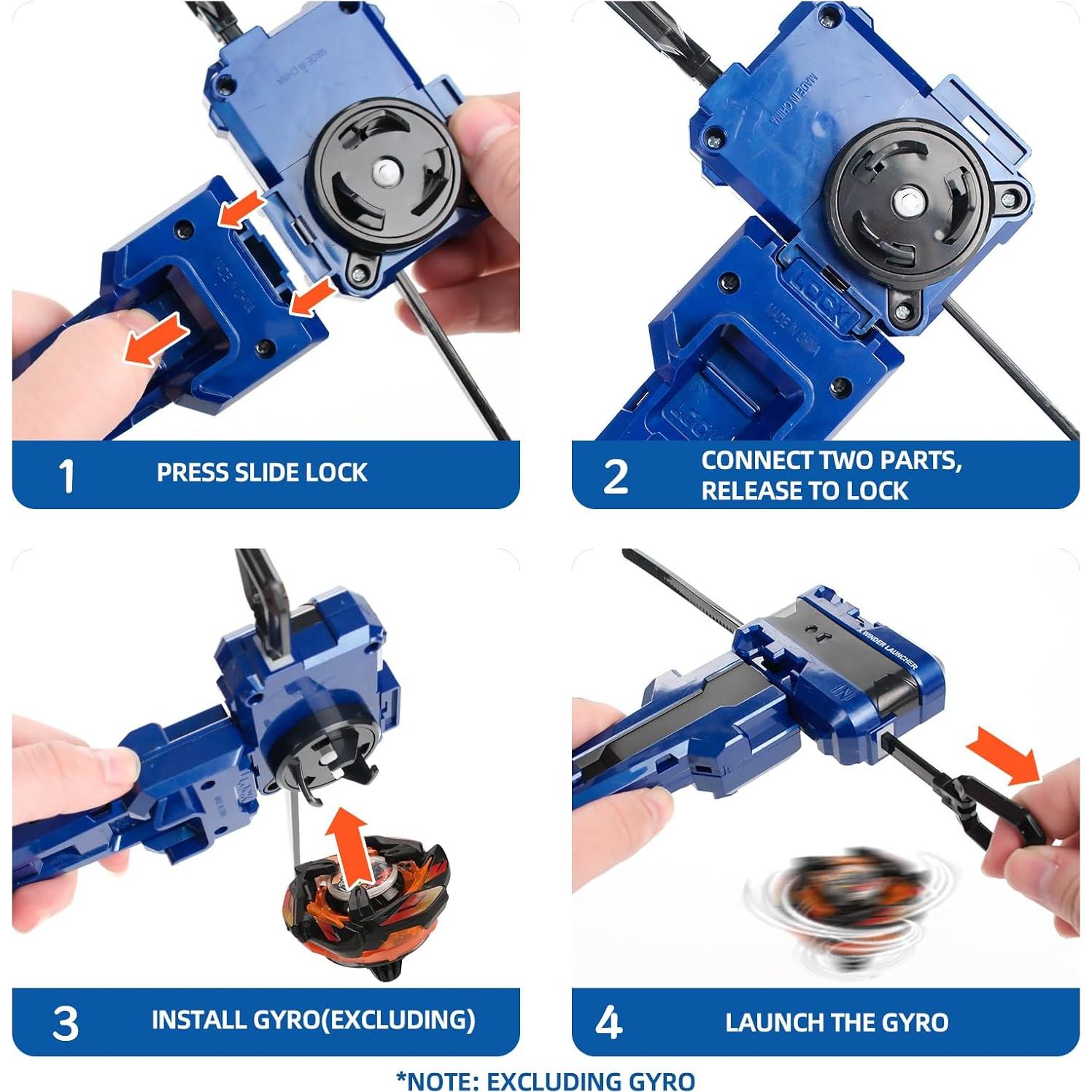 Lanzador AIBREAY X1 con agarre fácil para batallas