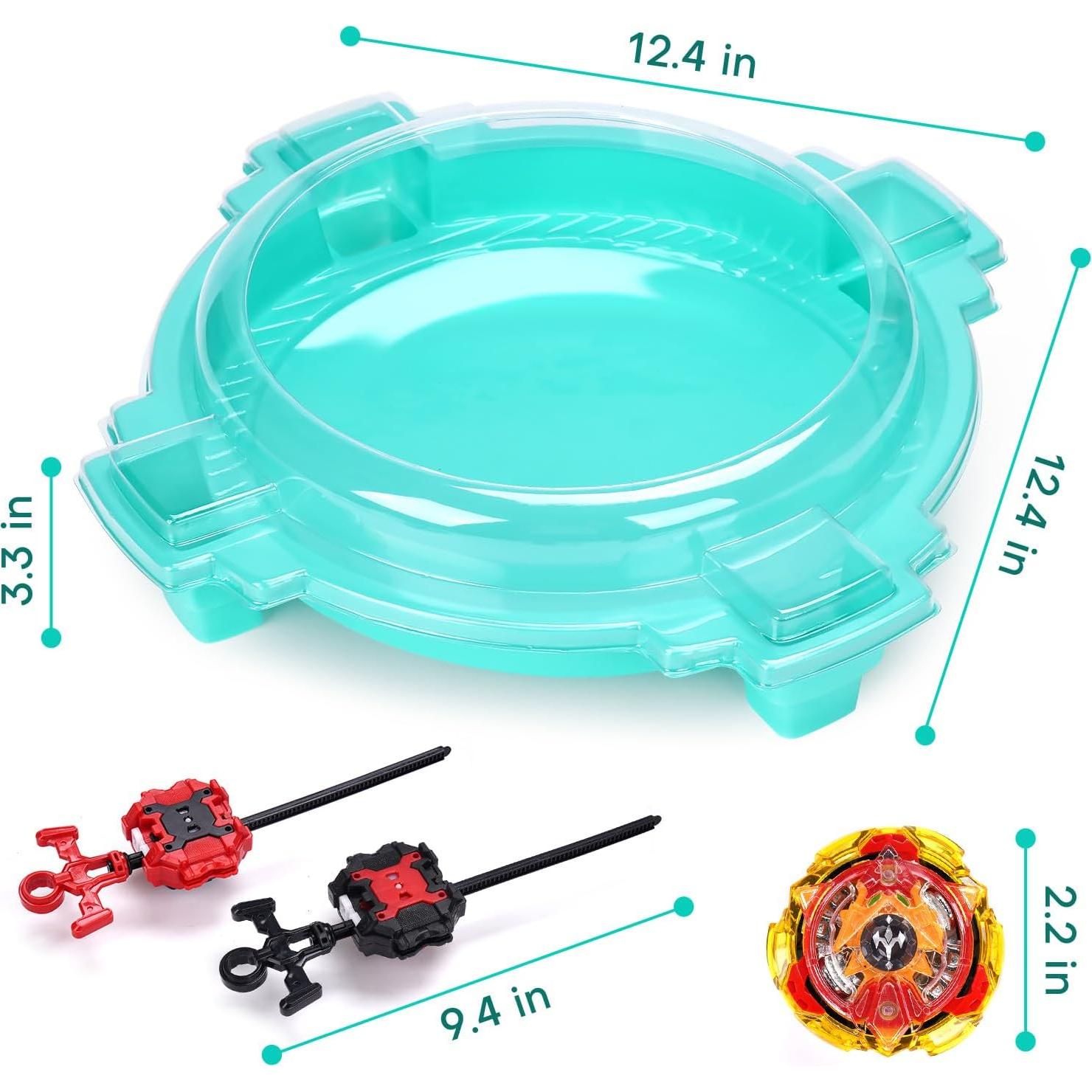 Juego de Batalla Burst Cocofox con Estadio y 6 Tops - 6 Años+