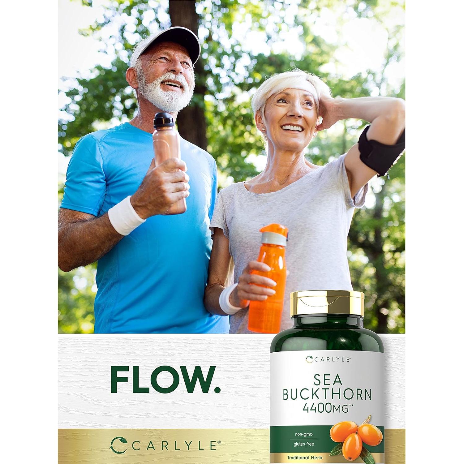 Cápsulas de Aceite de Espino Marino Carlyle 4400mg - 200 Gelatinas