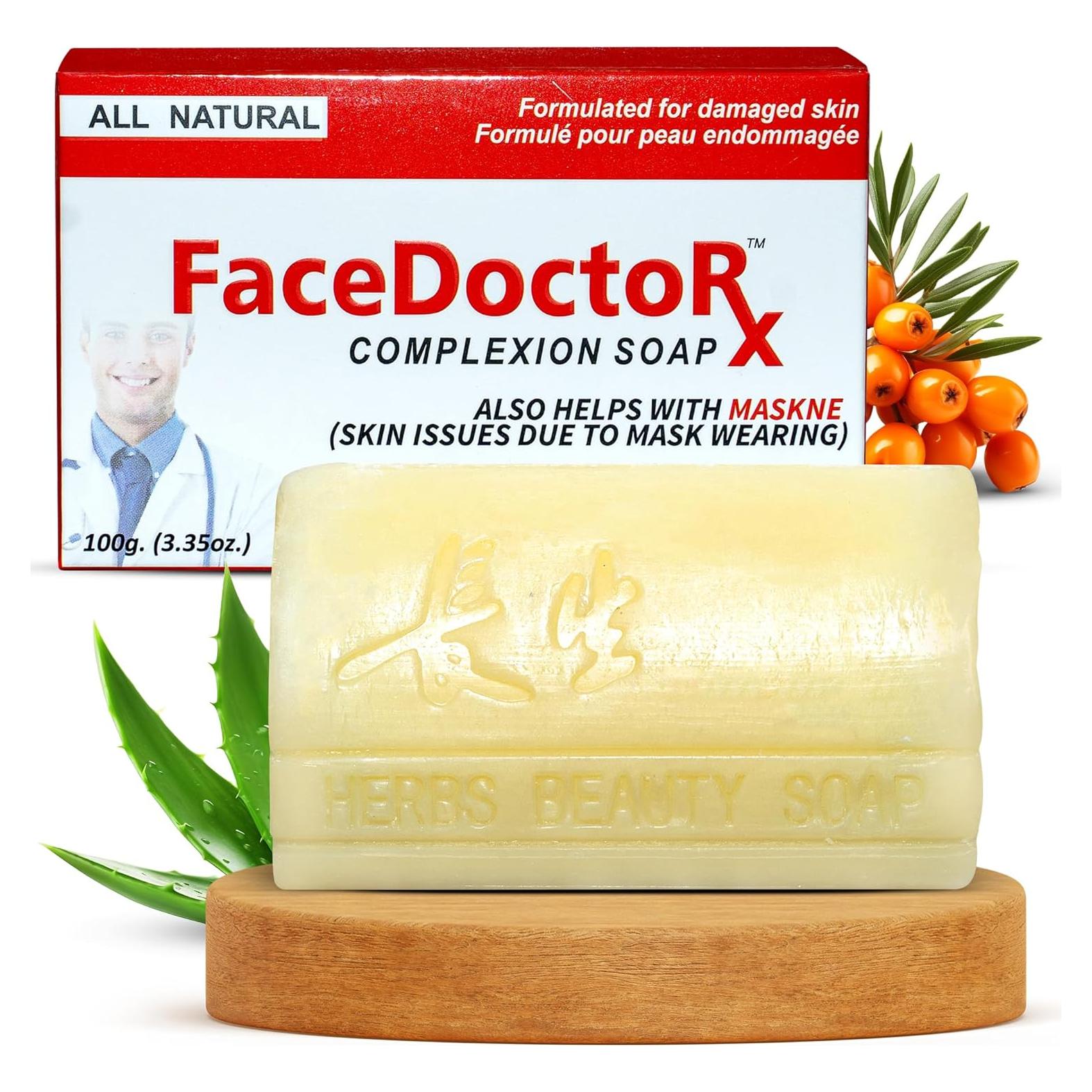 Jabón Face Doctor 95g para Acné y Rosácea - Piel Sensible