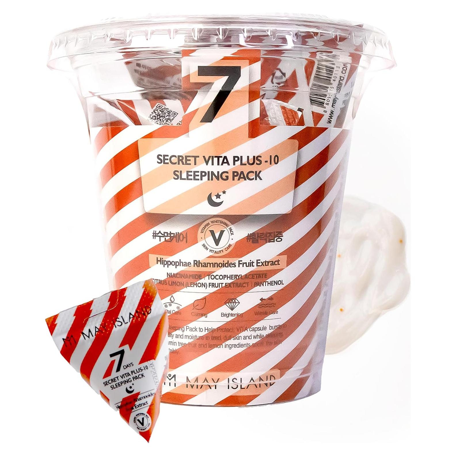 MAY ISLAND Máscara Nocturna Vita Plus 12 Paquetes 4.8g