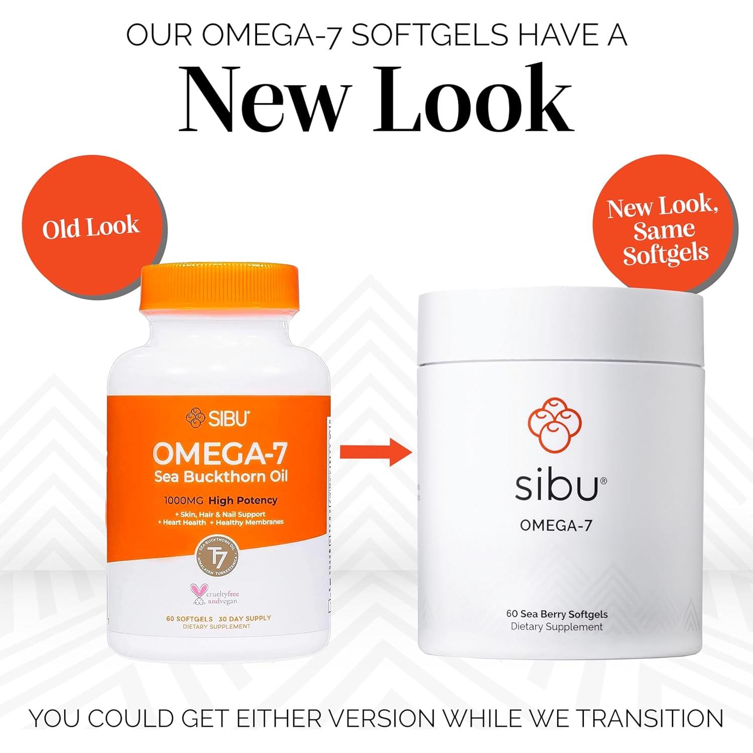 Suplemento Omega-7 Sibu 60 Softgels - Aceite Espino Marino