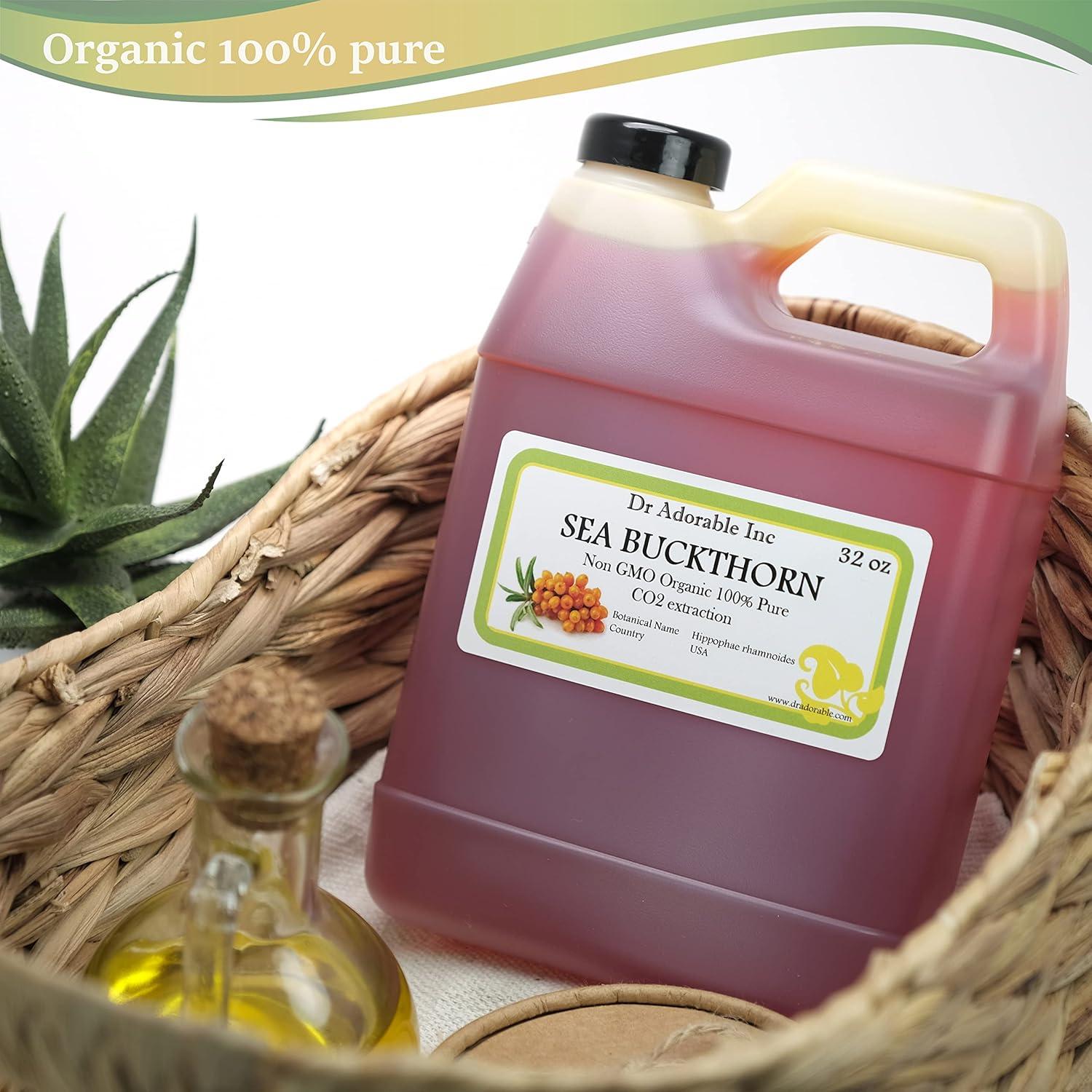 Aceite de Espino Marino 100% Puro Dr Adorable 946 ml Orgánico