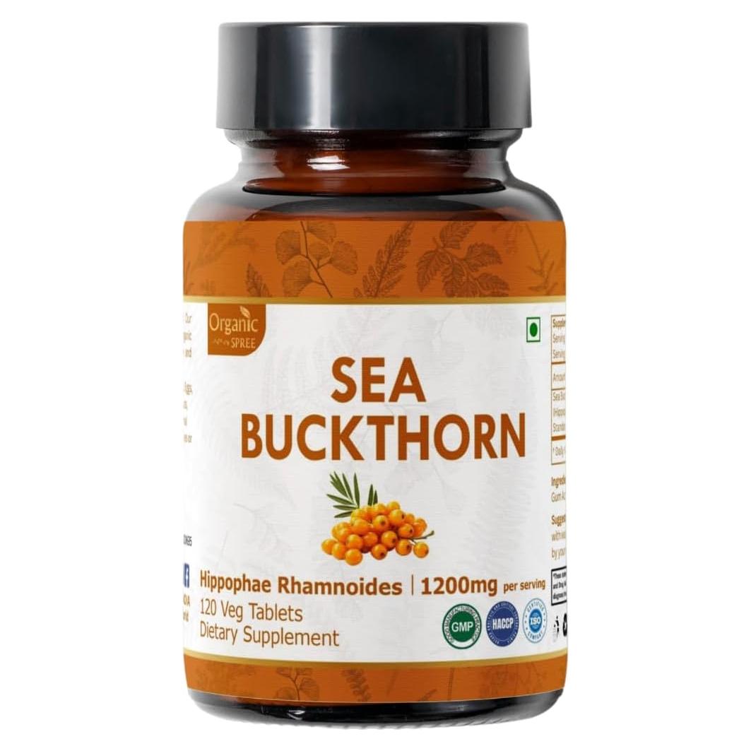 Tabletas de Espino Marino 120 tab | Organic Spree | Omega 7