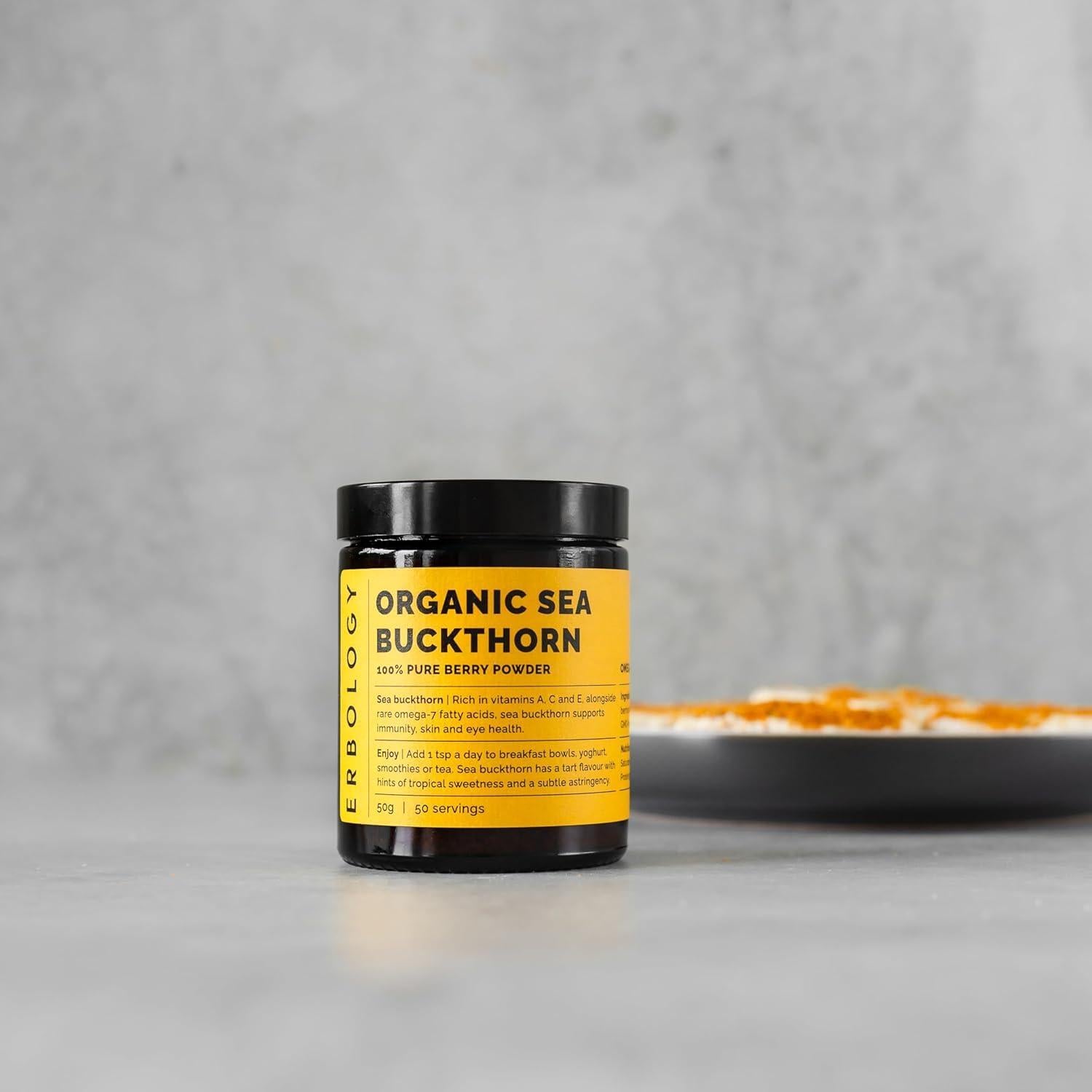 Polvo de Espino Marino Orgánico Erbology 90.7 g - Salud Piel e Inmunidad