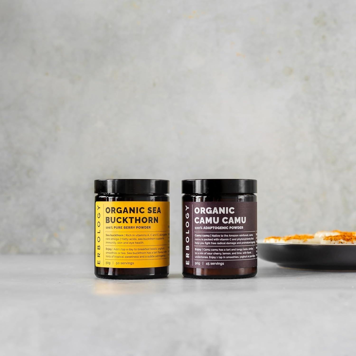 Polvo de Espino Marino Orgánico Erbology 90.7 g - Salud Piel e Inmunidad