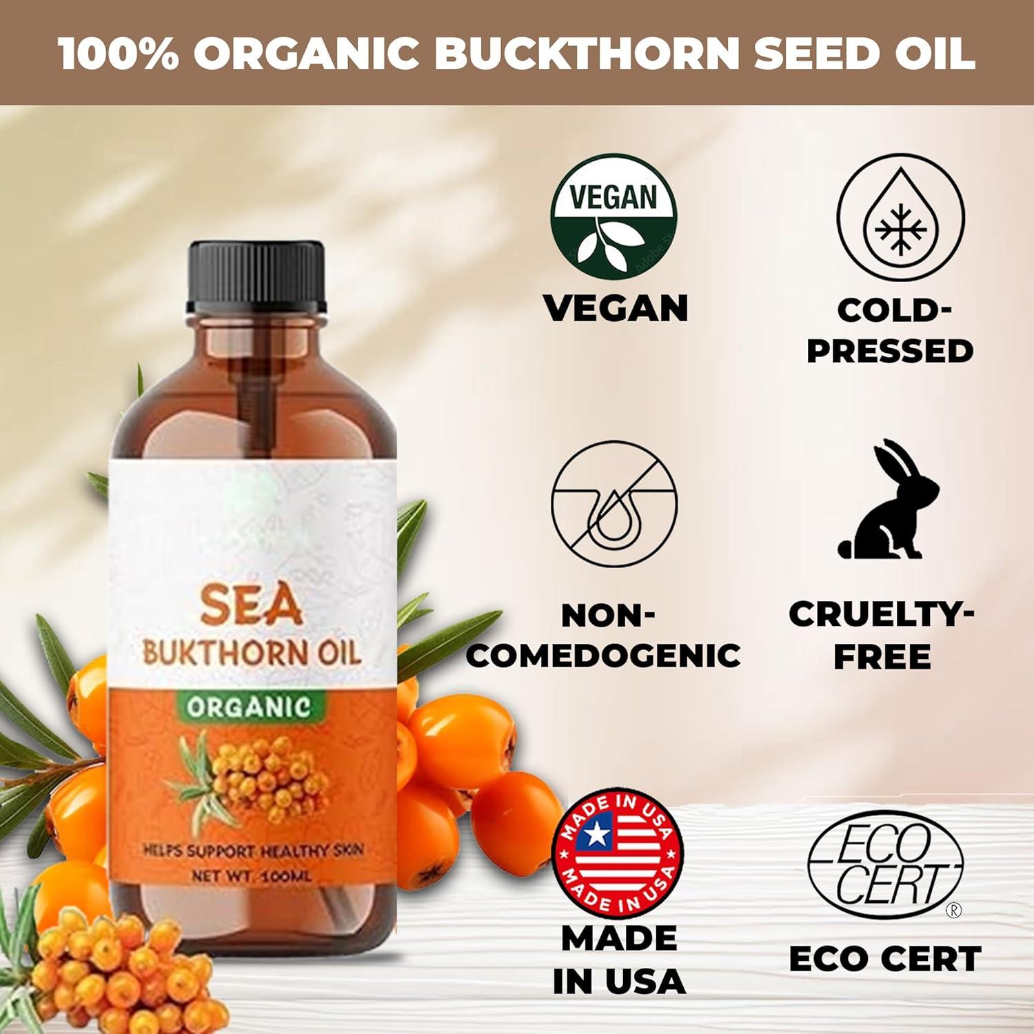 Aceite de Espino Marino 100ml ABBASI & CO Puro y Virgen